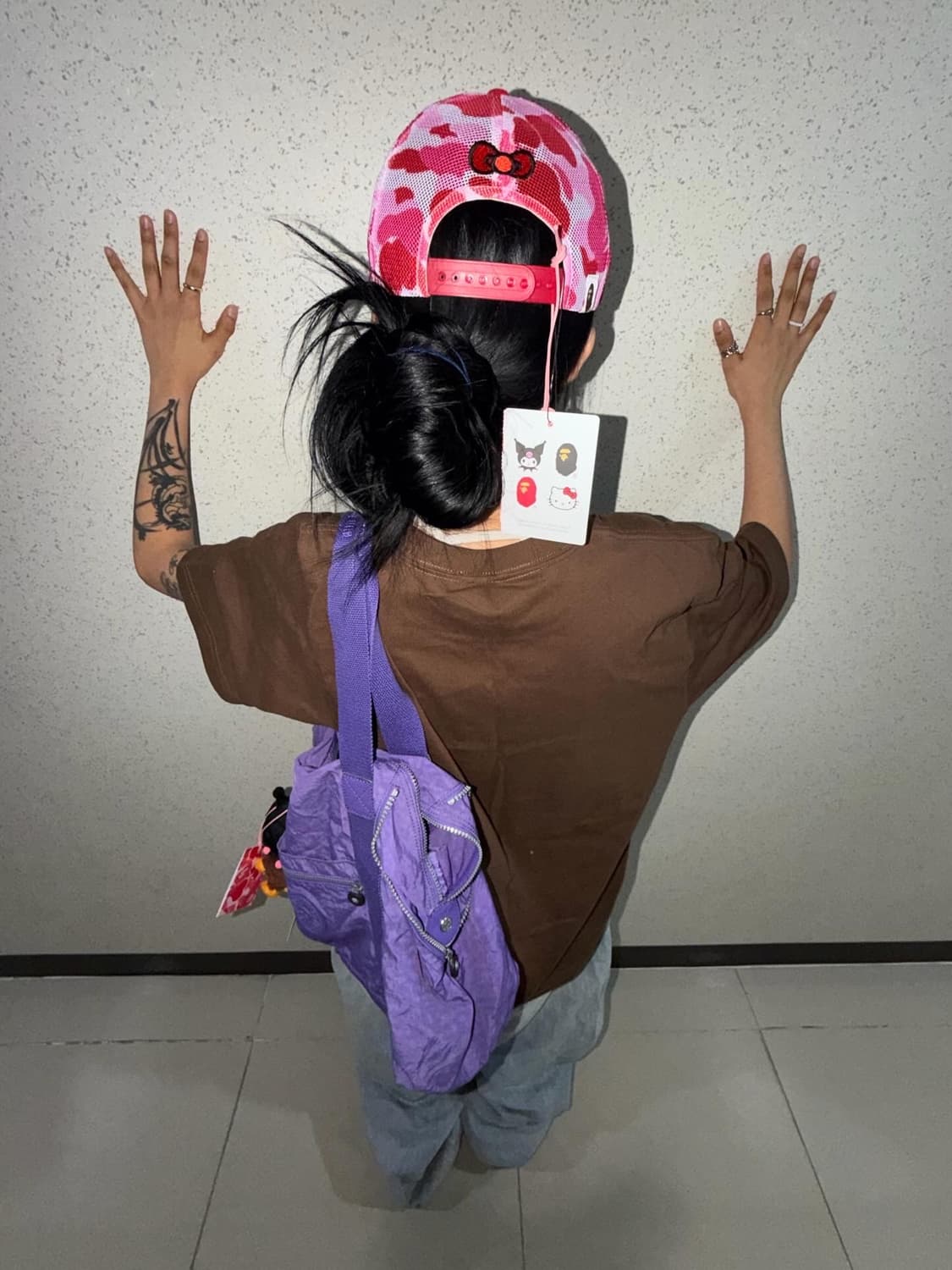 Bape X Sanrio Hello Kitty Cap ( 새상품 )  상품이미지4