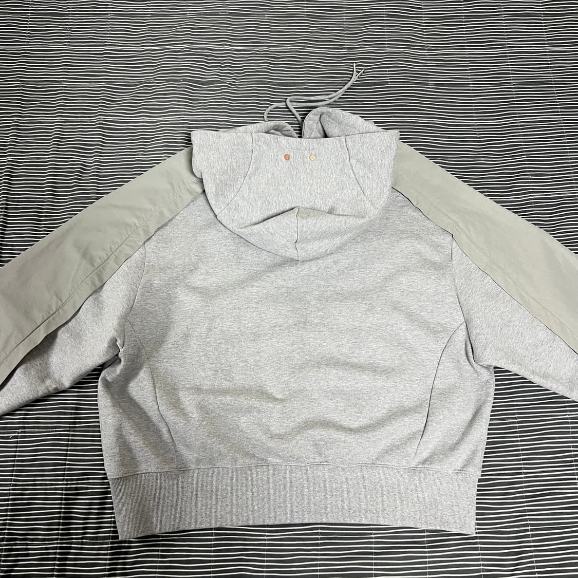 앤더슨벨 레글런 플래쉬 후디 그레이 M 상품이미지5