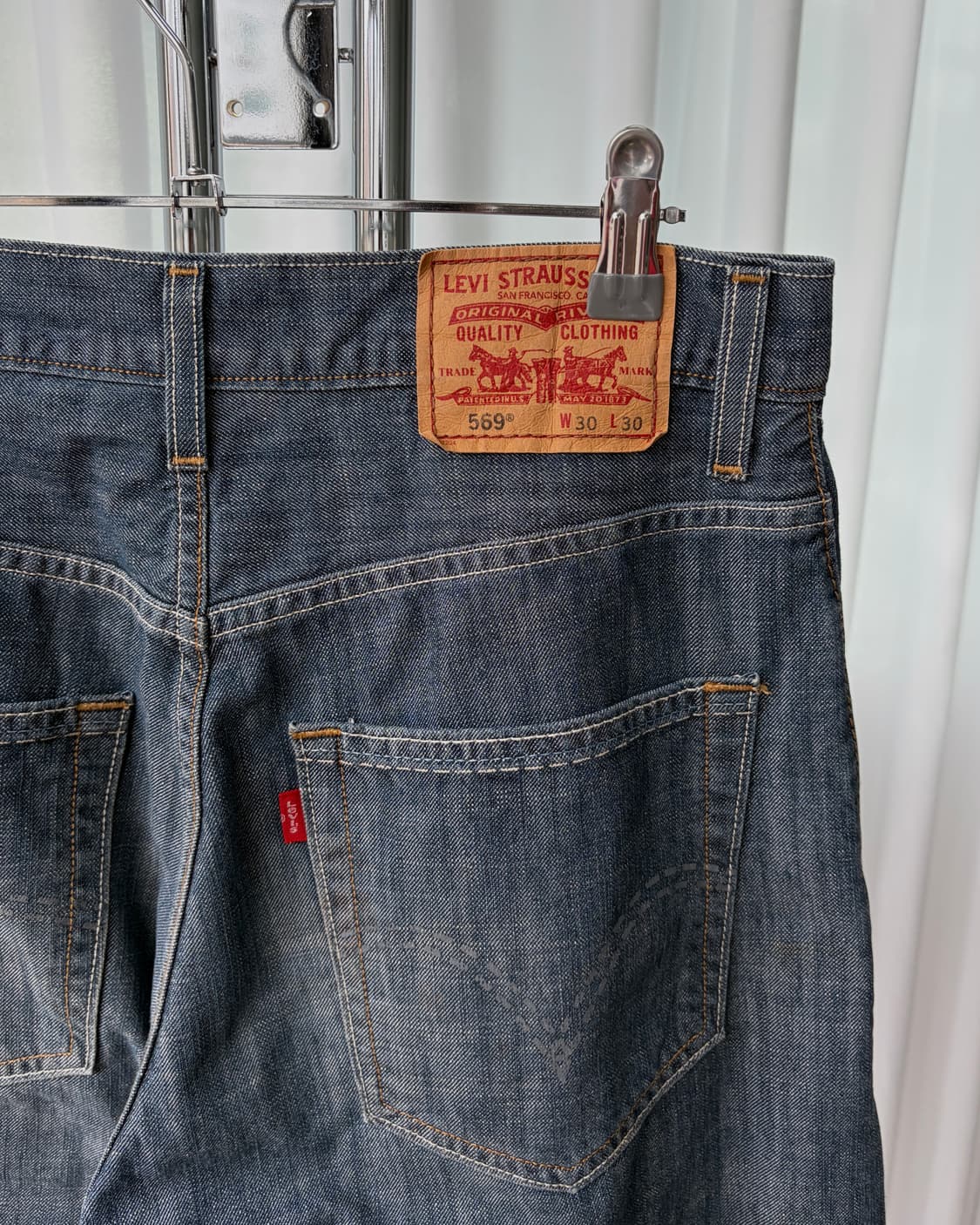 [30인치]리바이스 Levi's 569 루즈 스트레이트 데님 팬츠 상품이미지7