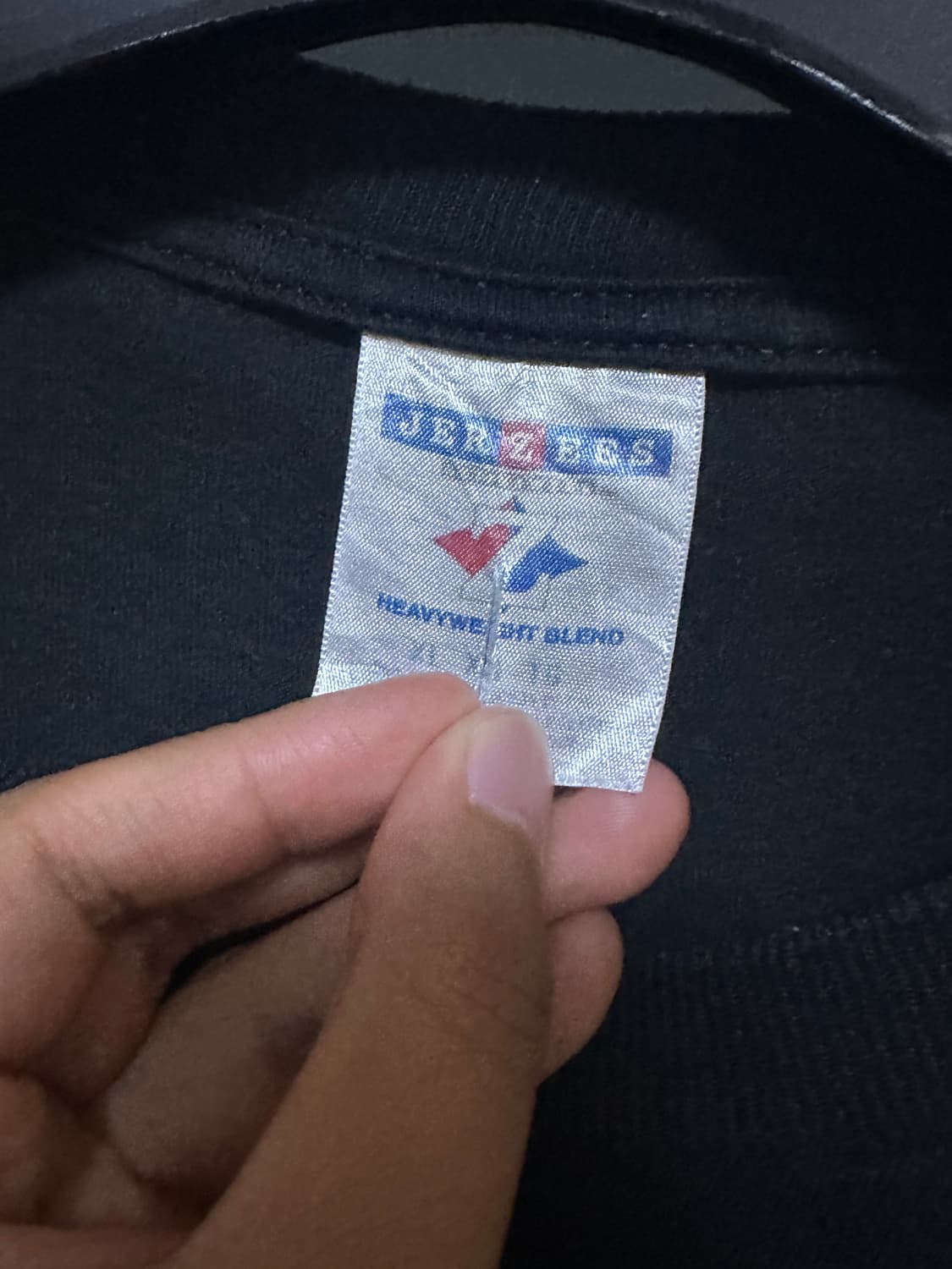 [XL] 빈티지 프린팅 티셔츠 블랙 상품이미지3