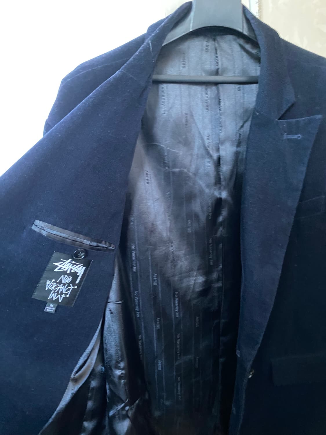 stussy x no vacancy inn 콜라보 더블 자켓 상품이미지2