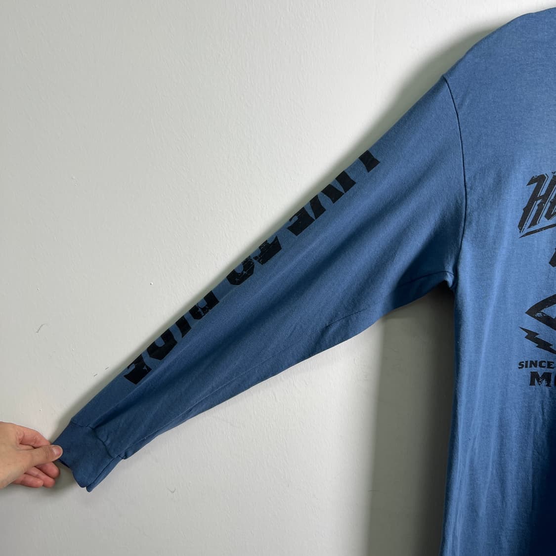 할리데이비슨 블루 그래픽 롱슬리브 M 상품이미지7