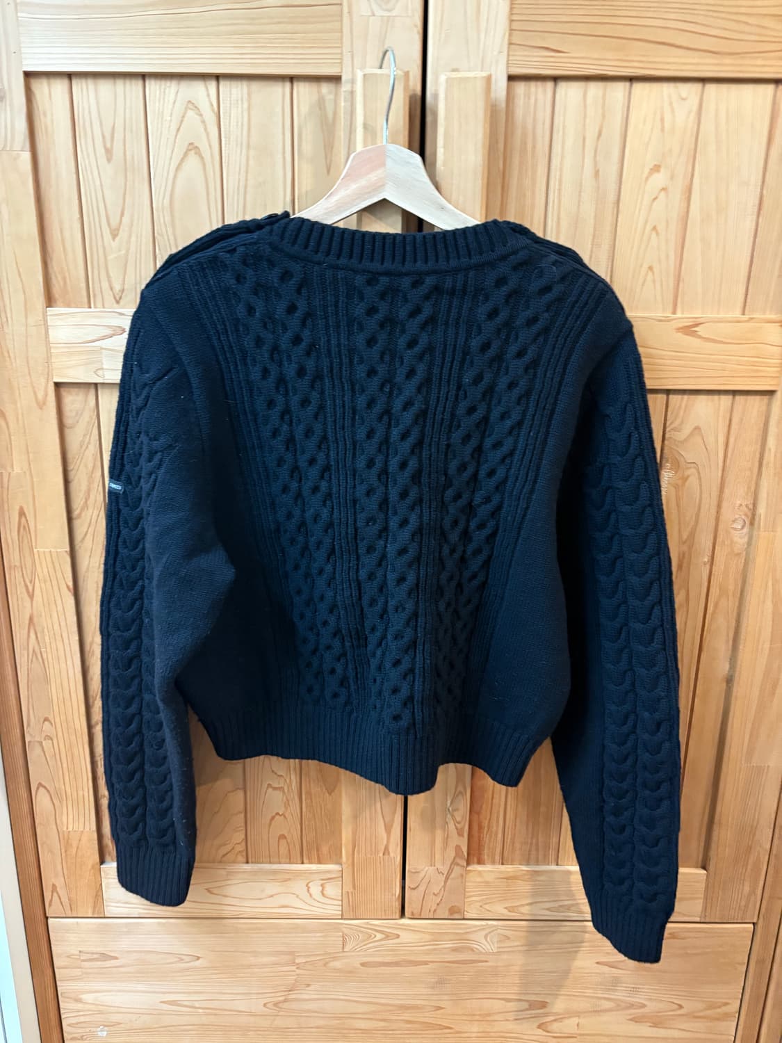 세인트제임스 블랙 꽈배기 니트 상품이미지2