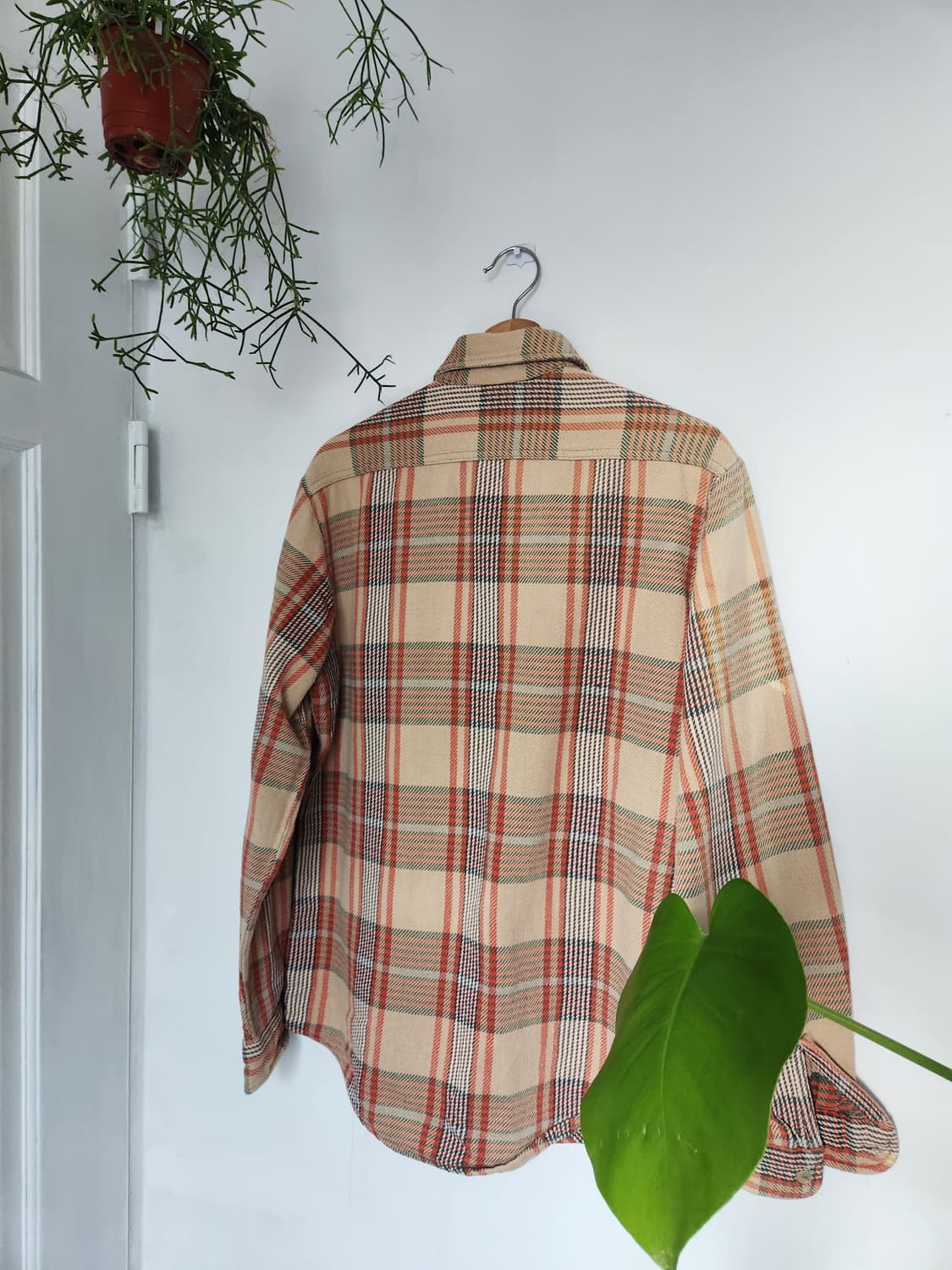 70s Big Mac 제이씨페니 체크 플란넬 워크셔츠 상품이미지8