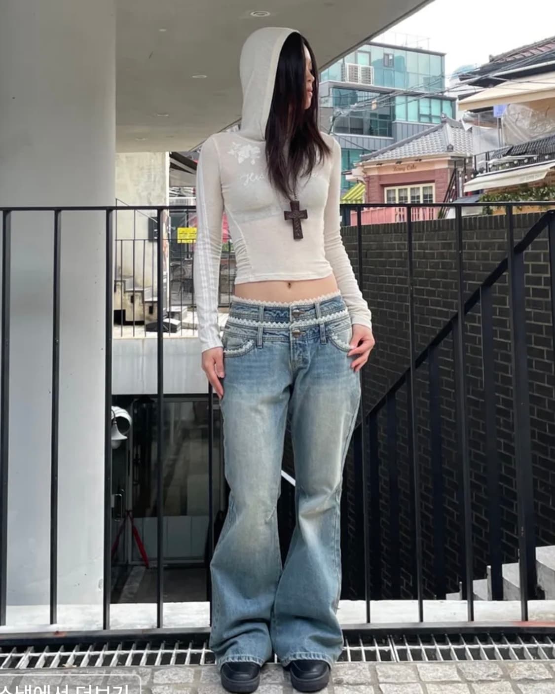 스컬프터  부츠컷 데님 m 상품이미지4