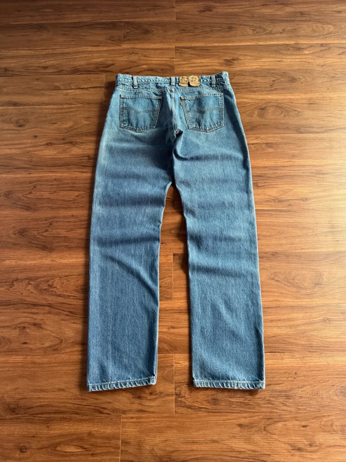[36]80's 리바이스 Made In USA 505 워싱 데님 팬츠 상품이미지1