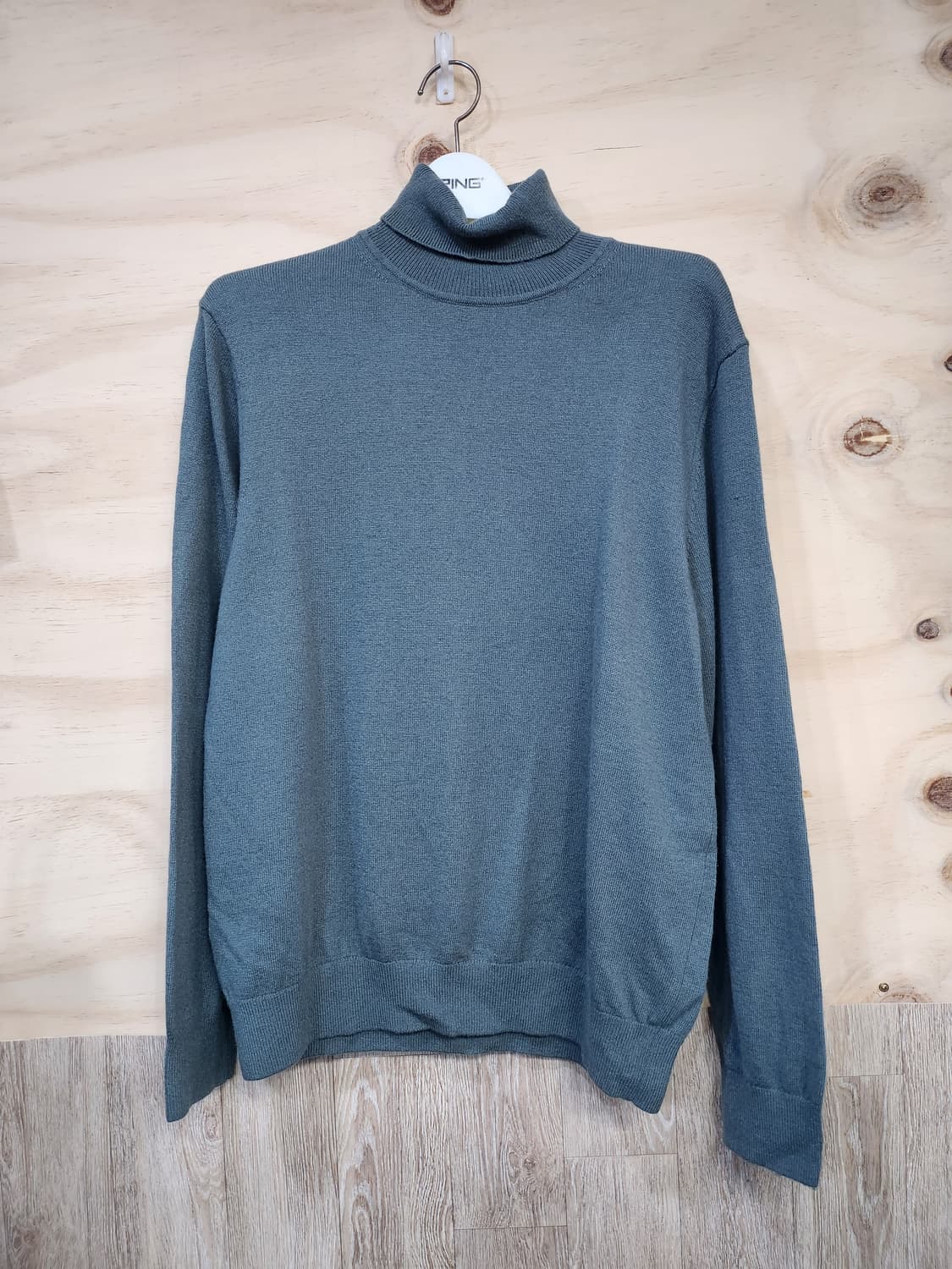 597) 앤드지 AND Z 캐시미어블랜드 목폴라 니트티 상품이미지1