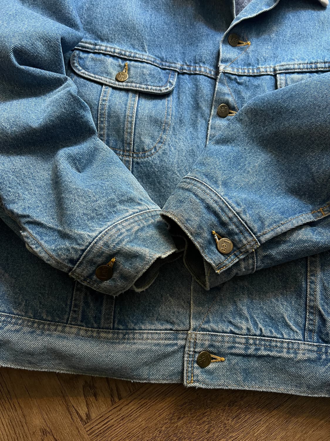 [2XL]90's Lee USA 스톰라이더 블랭킷 데님 트러커 자켓 R2 상품이미지5