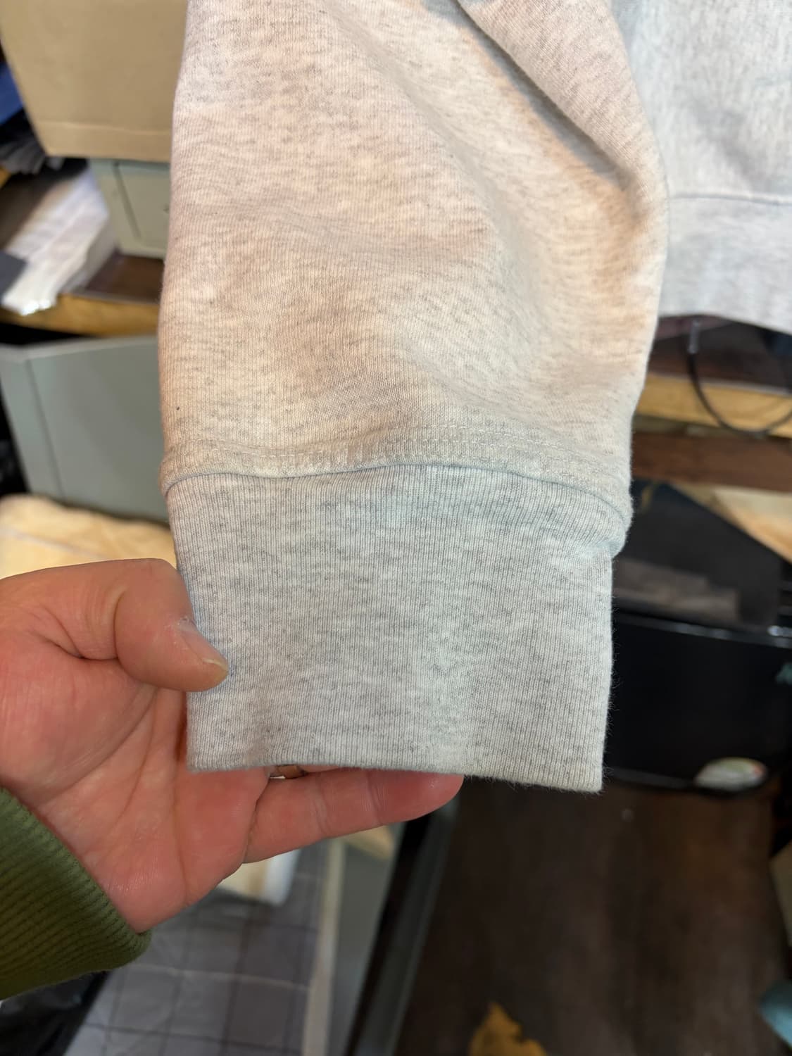 스투시 밴쿠버 후드집업 애쉬 L 상품이미지9