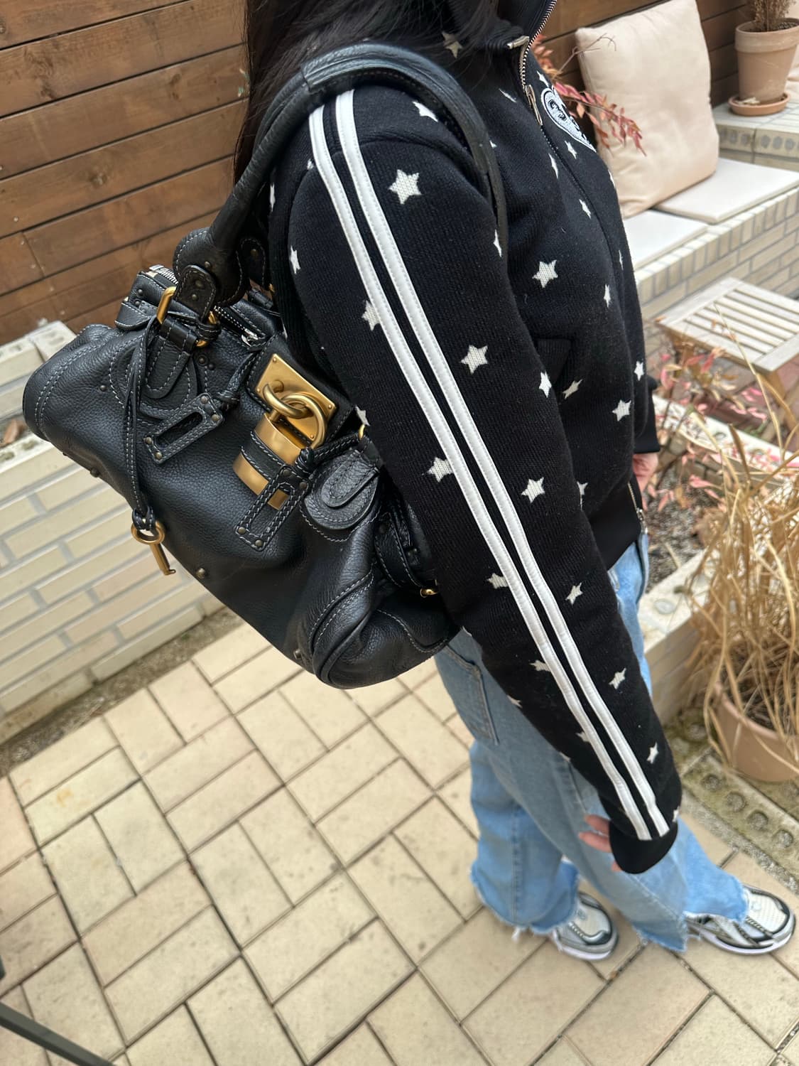 [A+ 정품] 끌로에 패딩턴백 블랙 금장 상품이미지5