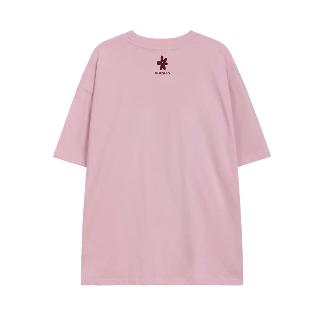 오헤시오 flower boxy t-shirt (pink) 상품이미지3