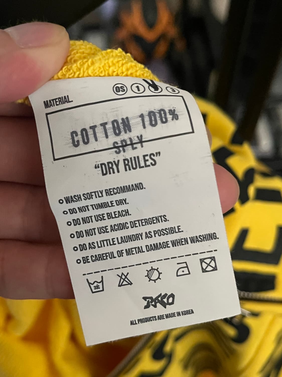 파코서플라이 트레이시 집업 후디 옐로우 상품이미지3