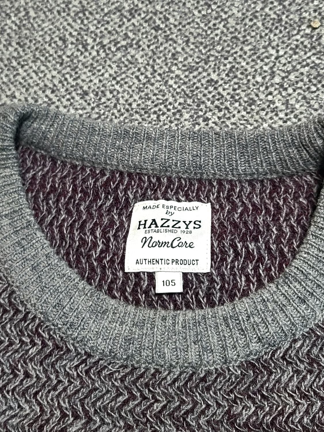 헤지스 남성 모  니트 105  정사이즈 상품이미지3