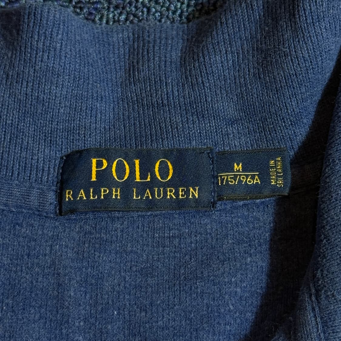 폴로 랄프로렌 블루 하프 반집업 상품이미지4