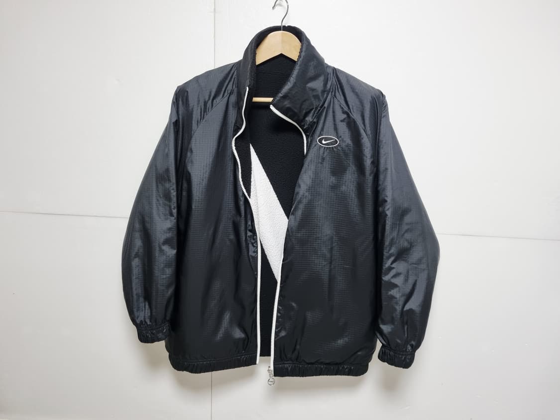 여성 정가15만 나이키 점퍼 트레이닝복 셰르파 후리스 리버시블 양면 상품이미지2