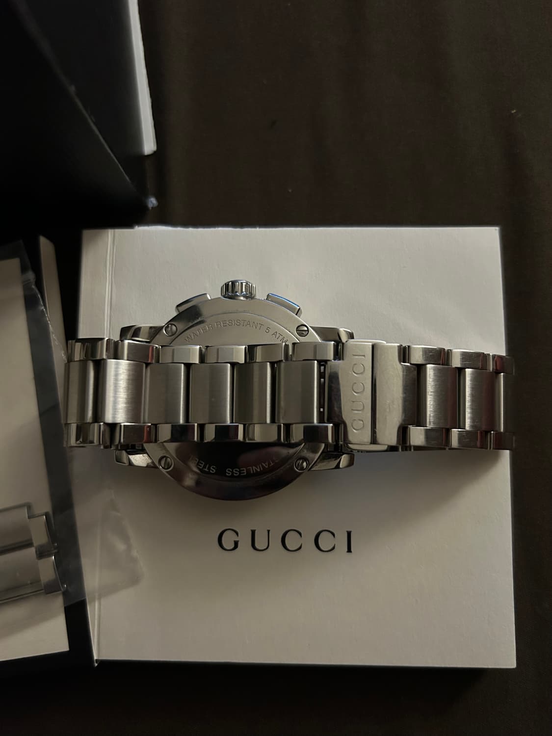 구찌 크로노 메탈 시계 상품이미지8