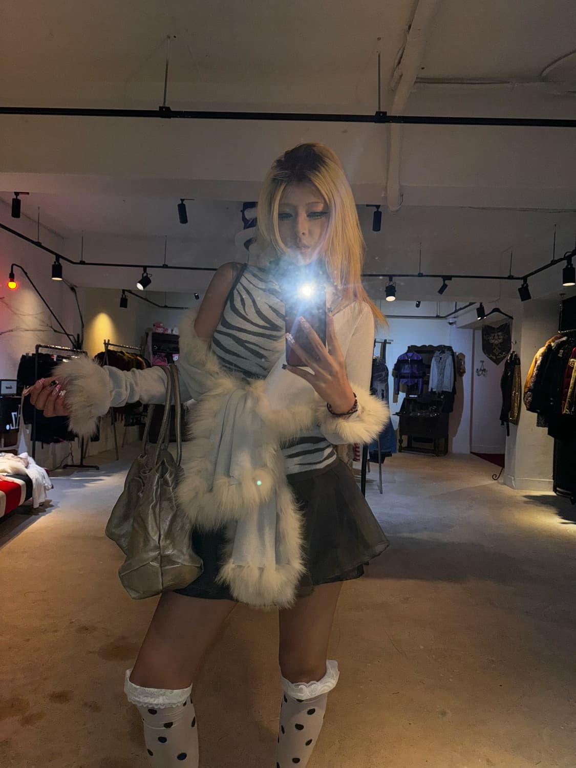 그레이 샤스커트 상품이미지6