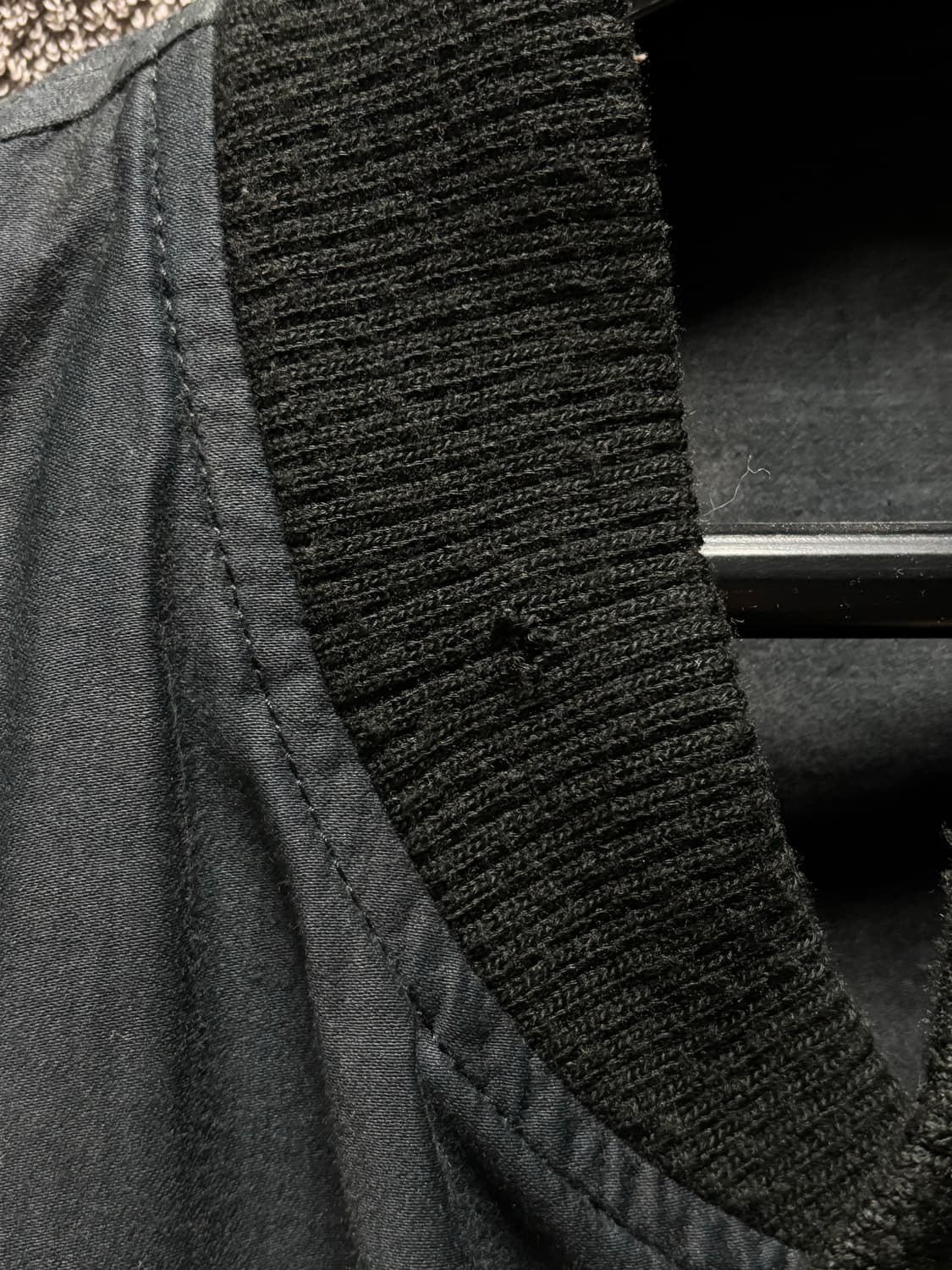 [M] 80‘s 꼼데가르송 옴므 데카 옴므 썬페이드 코튼 봄버 상품이미지8