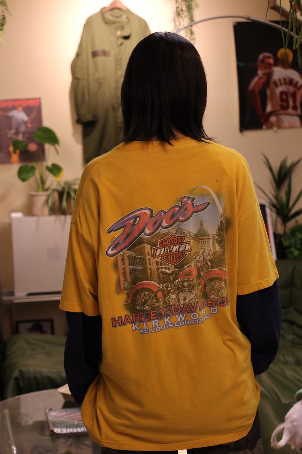 00s Harley-Davidson Heavy stains T-shirt 상품이미지6
