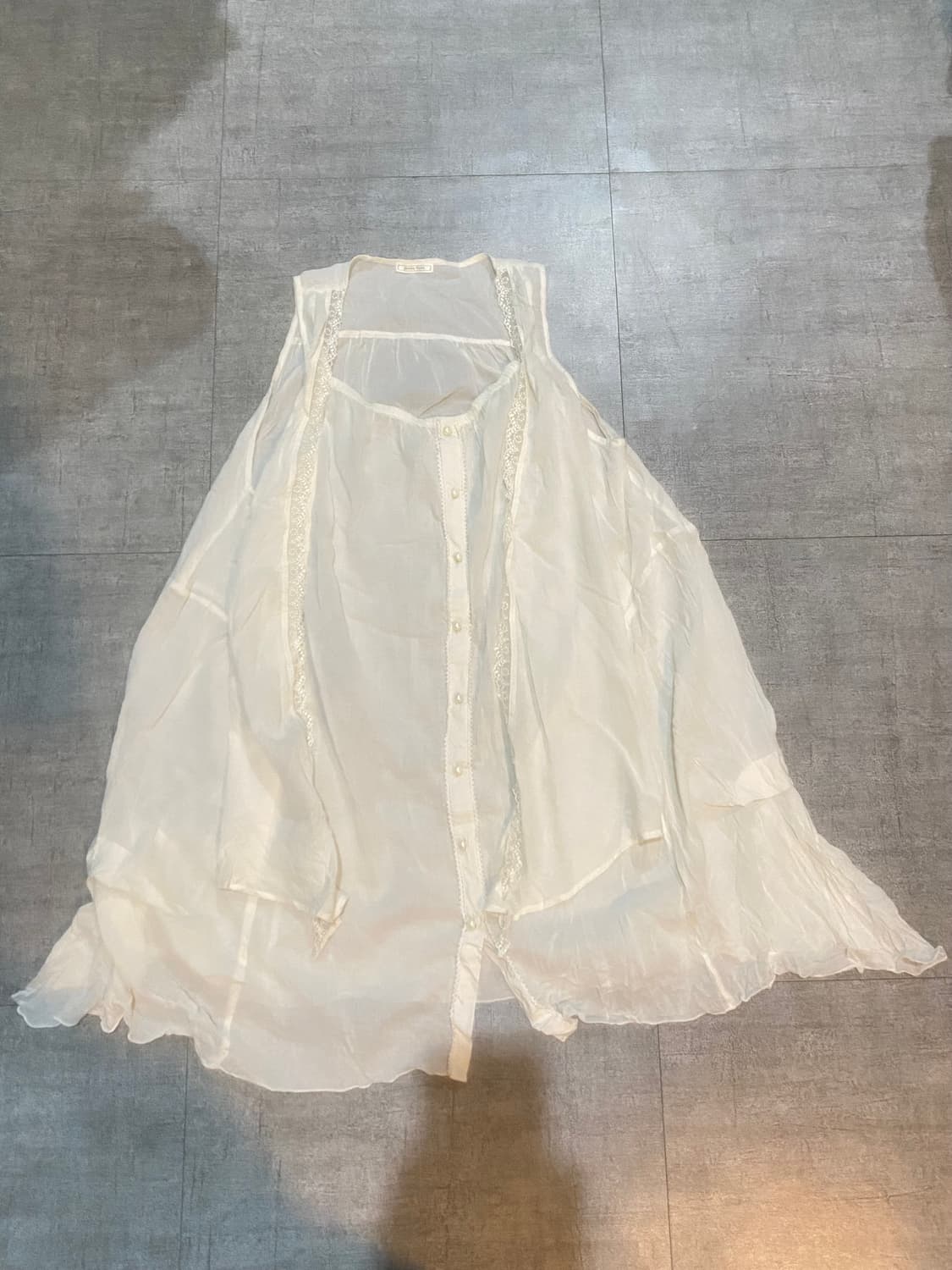 Petiteflute 달천깔페어리 프린세스공주 레이스레이어드 슬립원피스 상품이미지1