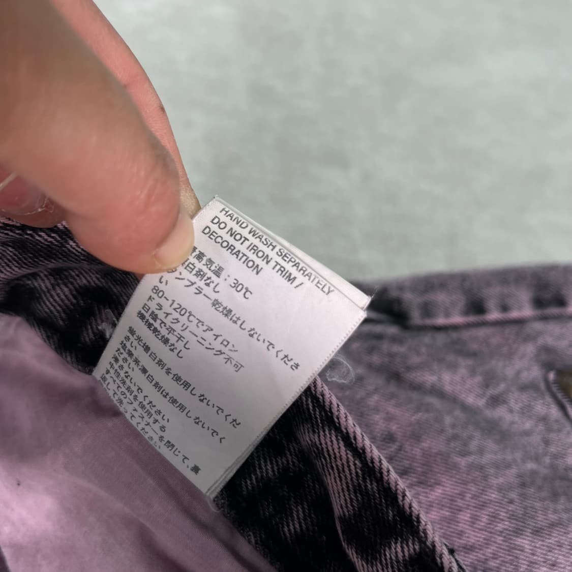 2 떠그클럽 더블 니 데님 팬츠  상품이미지7