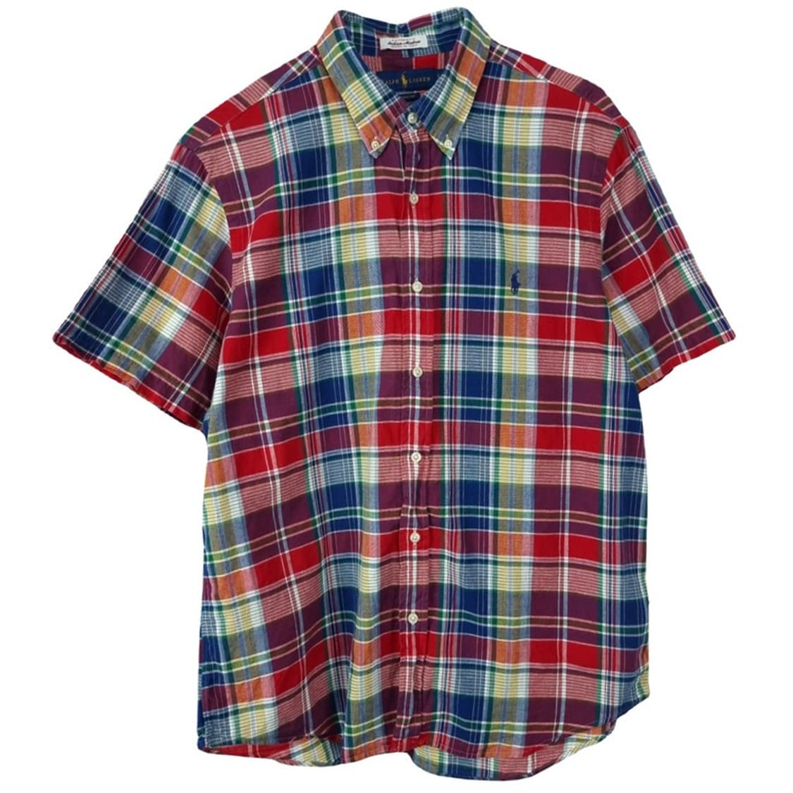 [폴로 랄프로렌] 포니 로고 자수 체크 반팔 셔츠 M20134 상품이미지2