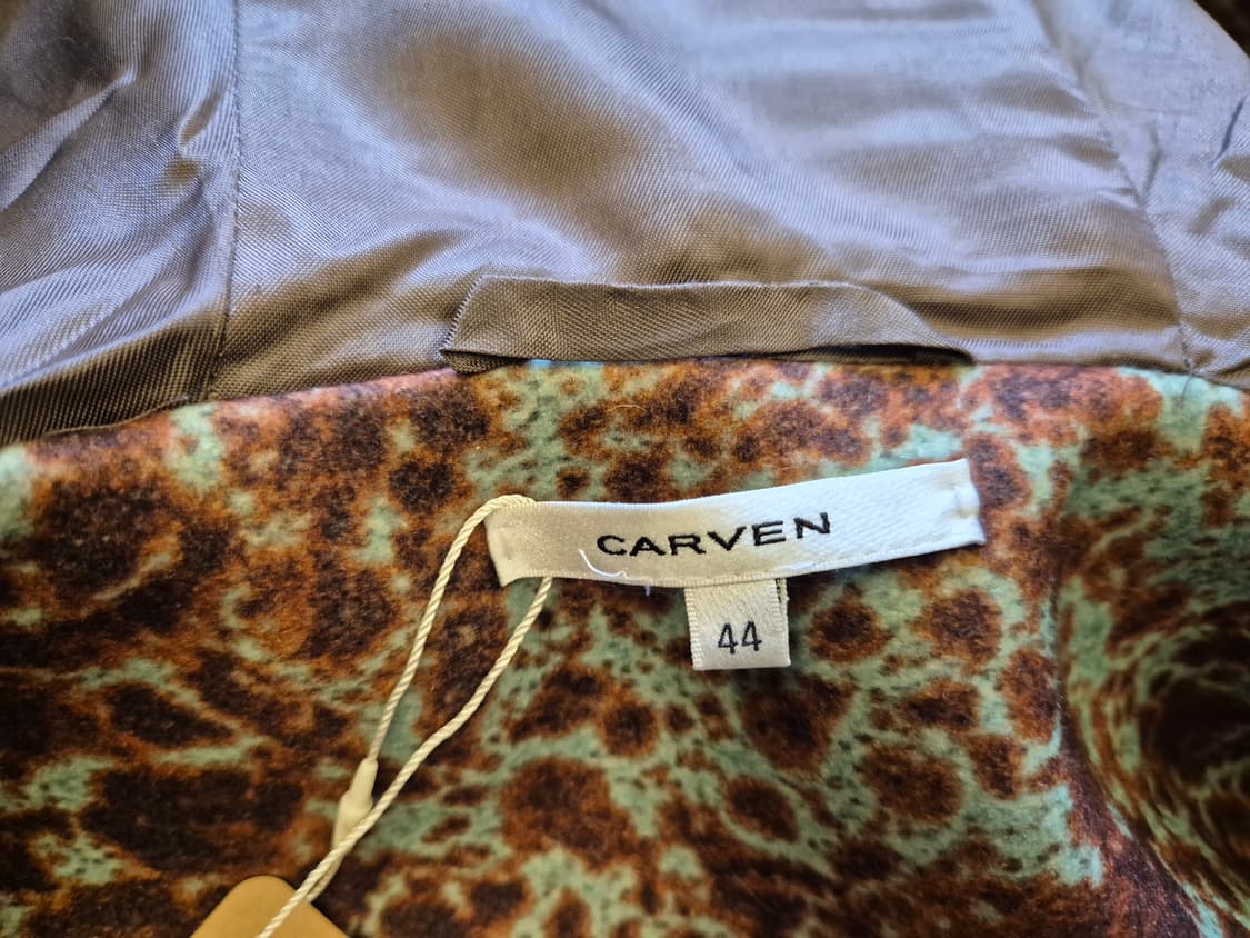 CARVEN 레오파드 울 모즈 파카 상품이미지9