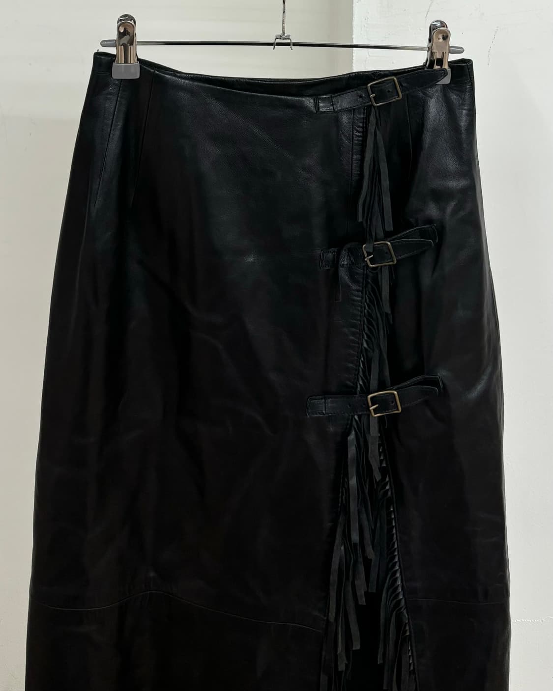 랄프 로렌 퍼플라벨 레더 롱스커트 상품이미지2