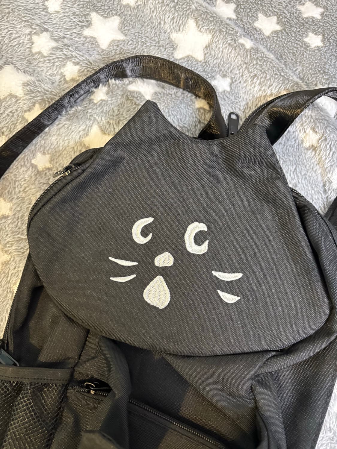 네넷냐 검은고양이 백팩 슬링백 일본 빈티지 가방 모리걸 y2k 상품이미지7