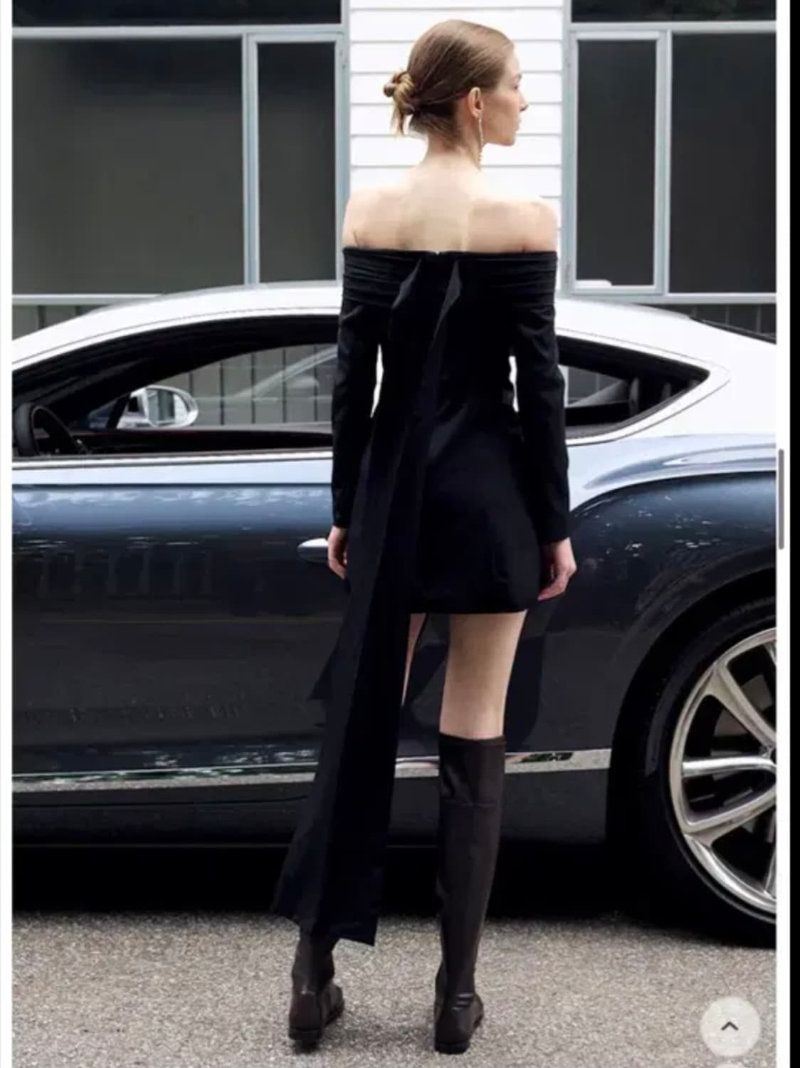 더티스 THETIS 코르셋 디테일 슬림 튜브탑 드레스 dress 상품이미지4