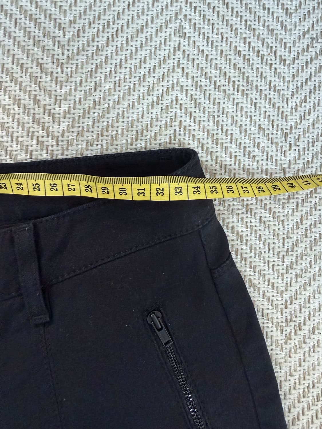 정품) 띠어리 블랙 여성 바지 0(26) 상품이미지7