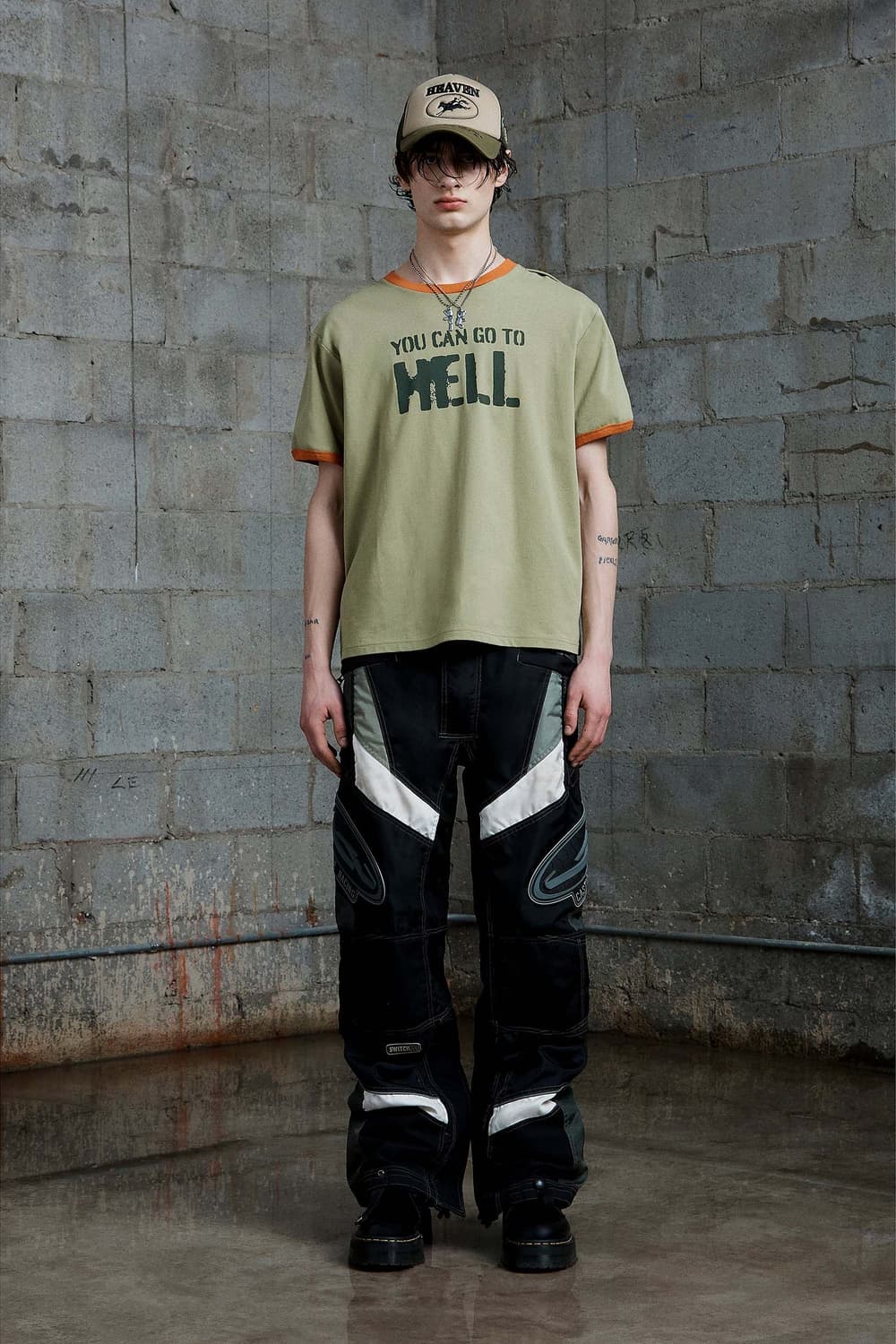 GO TO HELL RINGER T-SHIRT 상품이미지3