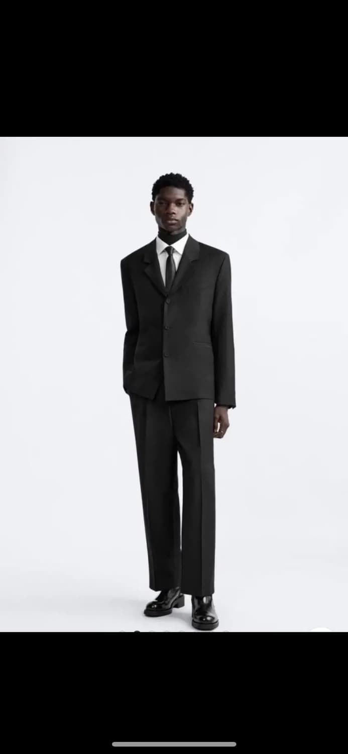 자라 [50,40] 자라 울 블렌디드 수트 블레이저 셋업 상품이미지1