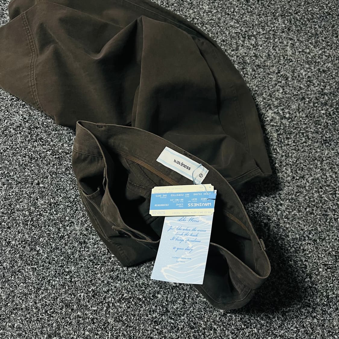 웨이비니스 빈티지 워시드 코튼 팬츠 1 새상품 상품이미지2