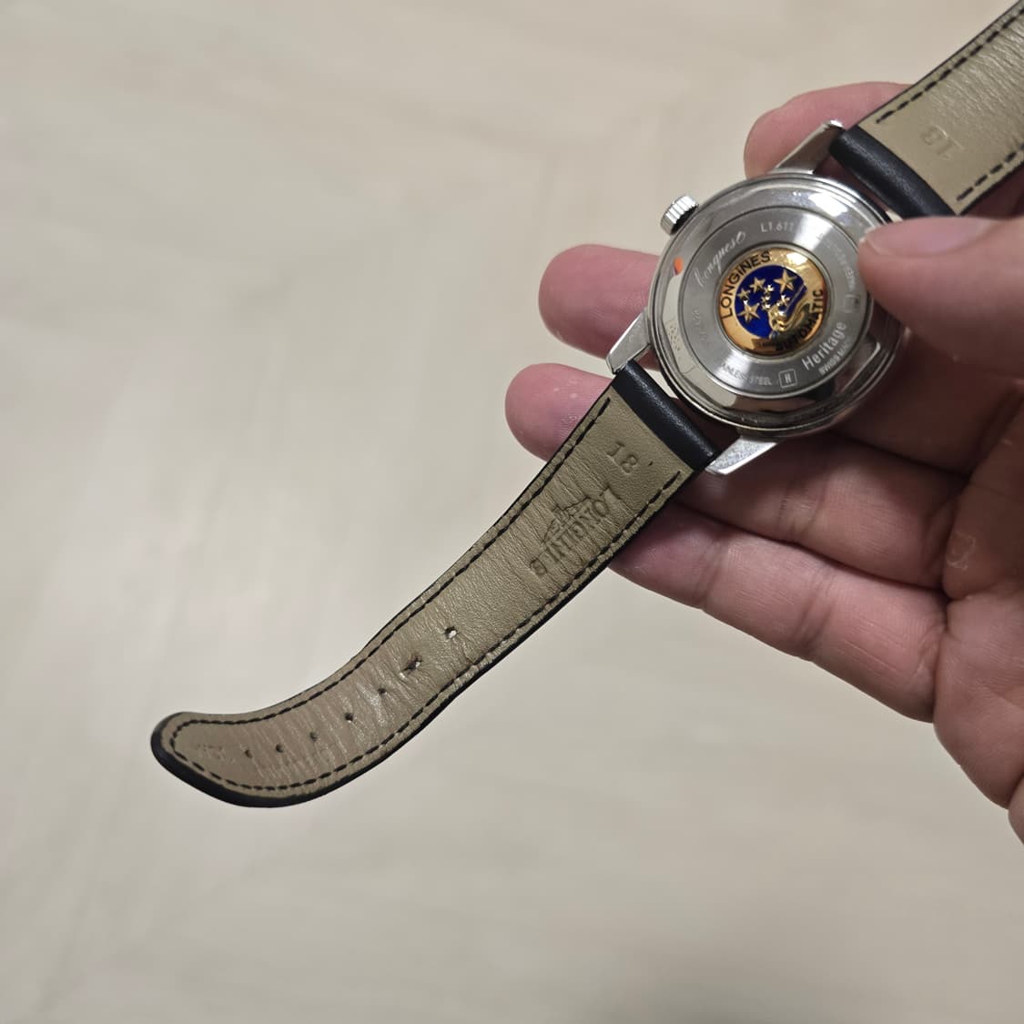 론진 헤리티지 콘퀘스트 오토매틱 시계 L1 611.4 상품이미지3