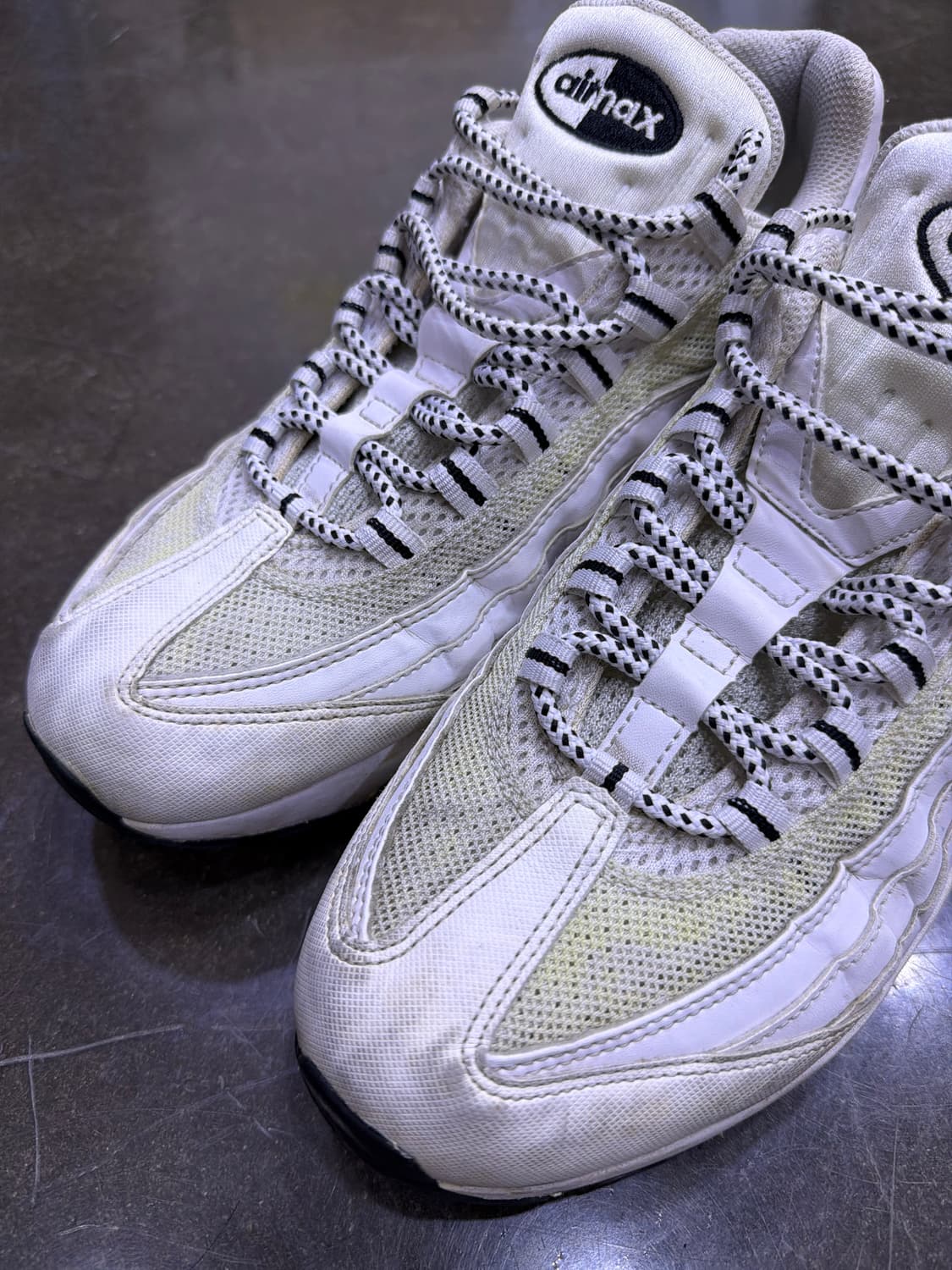 나이키 에어맥스95 화이트 스니커즈 슈즈 270 상품이미지3