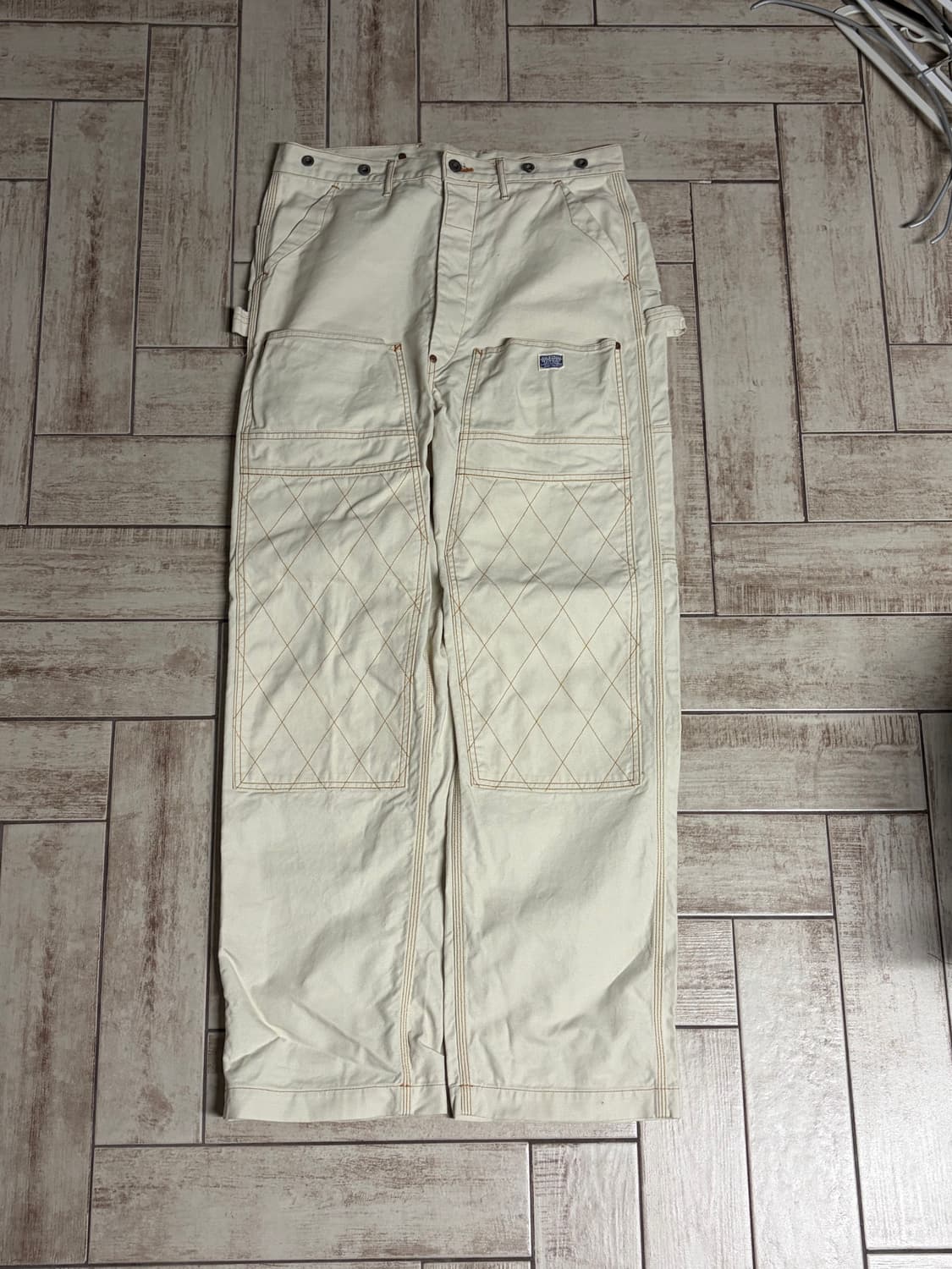 캐피탈 씬 캔버스 럼버 팬츠 키나리 4사이즈 상품이미지2