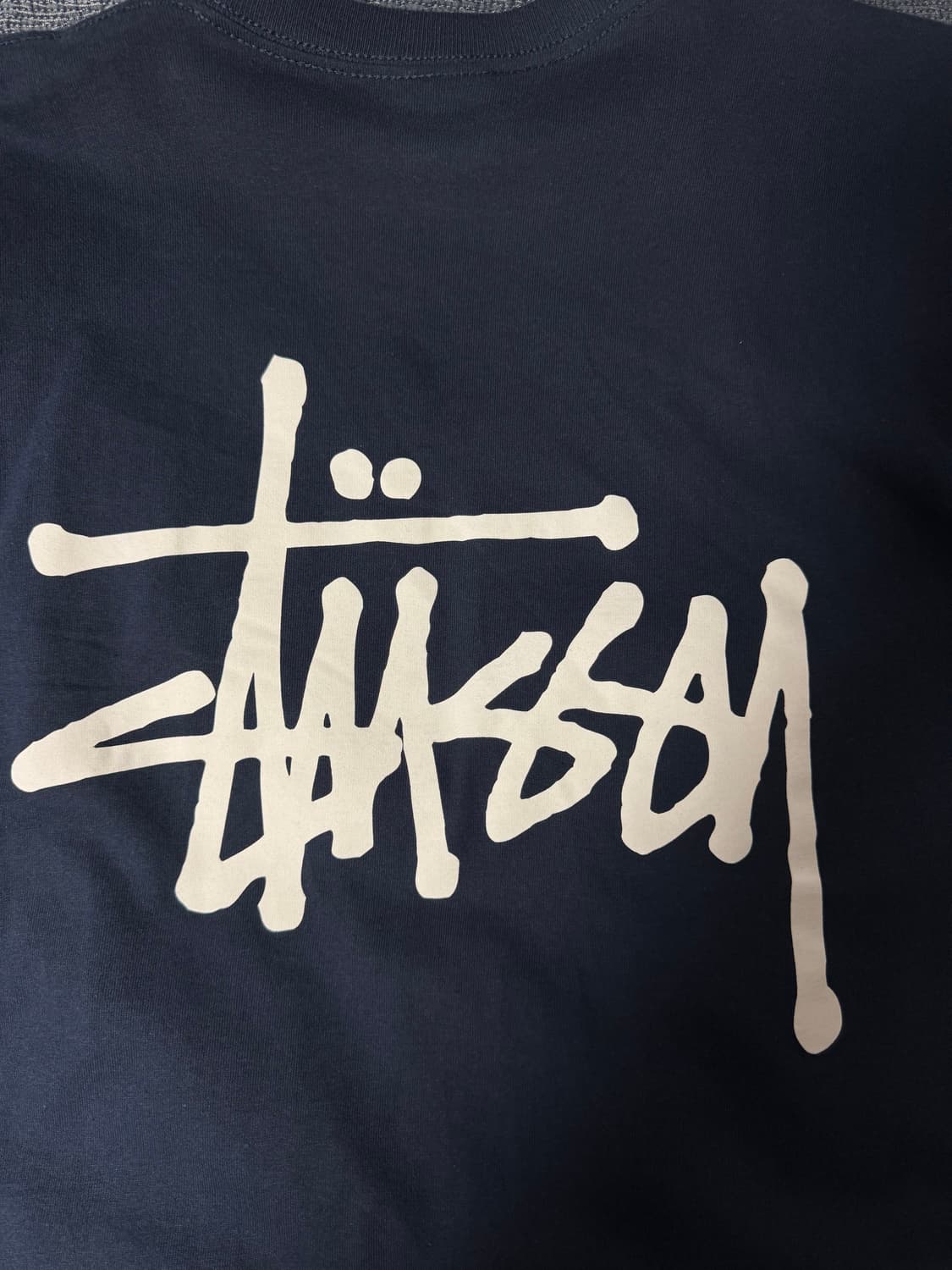 스투시 롱슬리브 네이비 L 상품이미지2