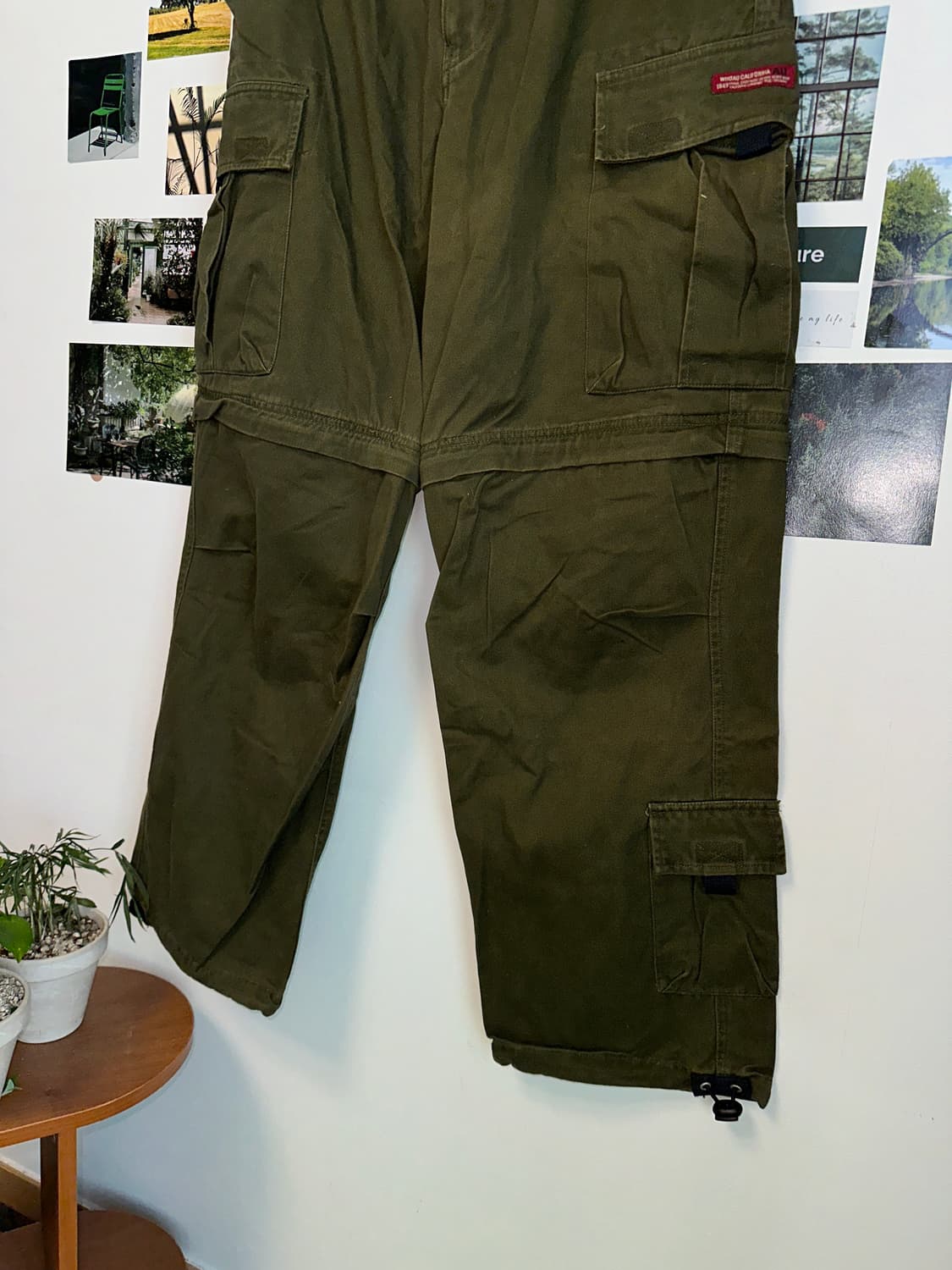 Khaki detail cargo pants  상품이미지3