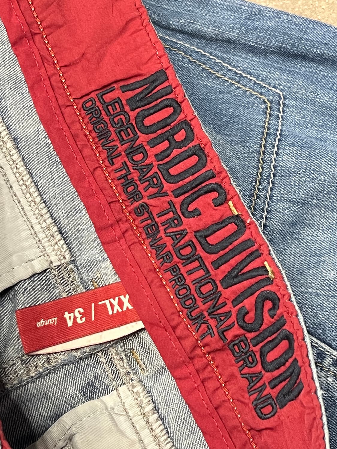 Y2K 유럽 빈티지 카고 데님 팬츠 상품이미지7