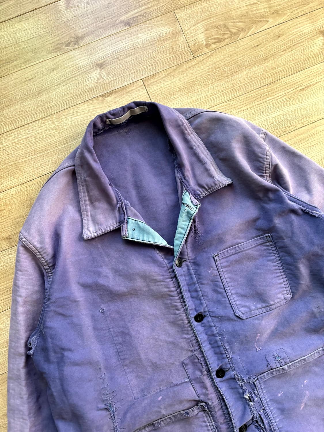 Rare 60~70's 빈티지 프렌치 워크 자켓 105 상품이미지2