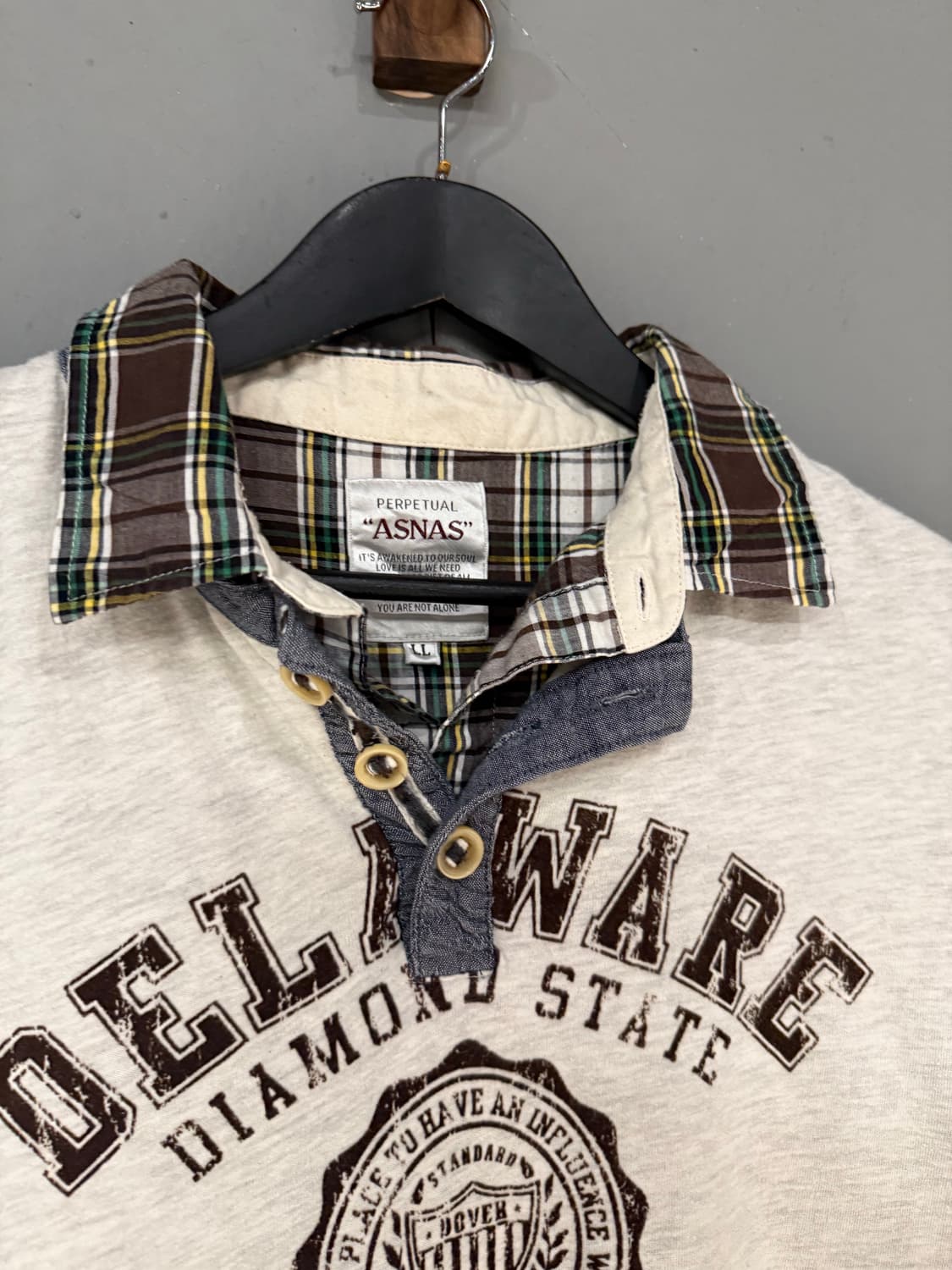 shirt layered lettering collar tee 상품이미지6