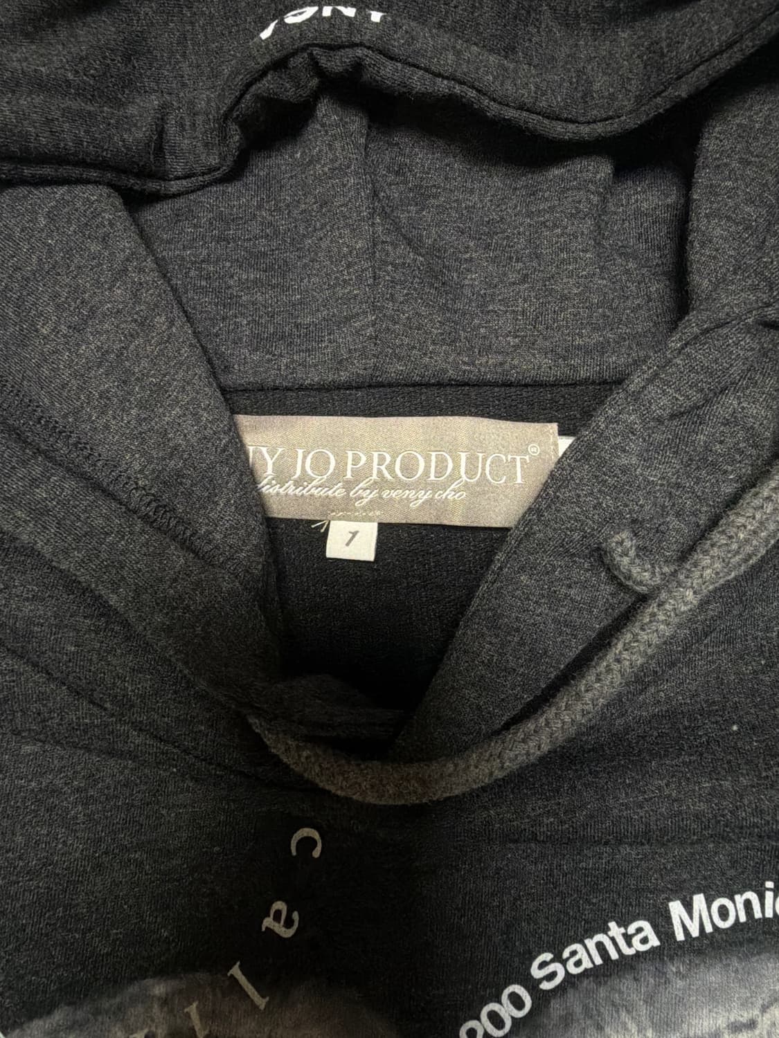 베니조프로덕트 크롭 후드티 상품이미지5