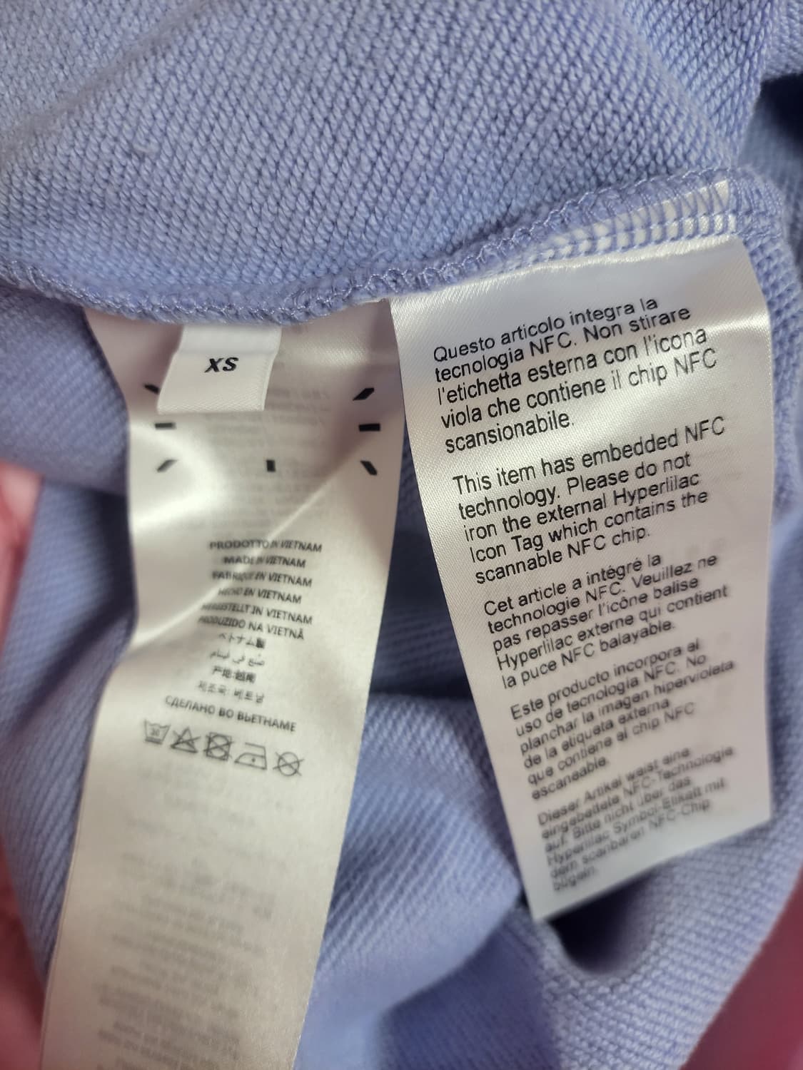 정품)급처잠깐1번입음!알렉산더맥퀸 크롭맨투맨티 매장가39메종마르지엘라st 상품이미지7