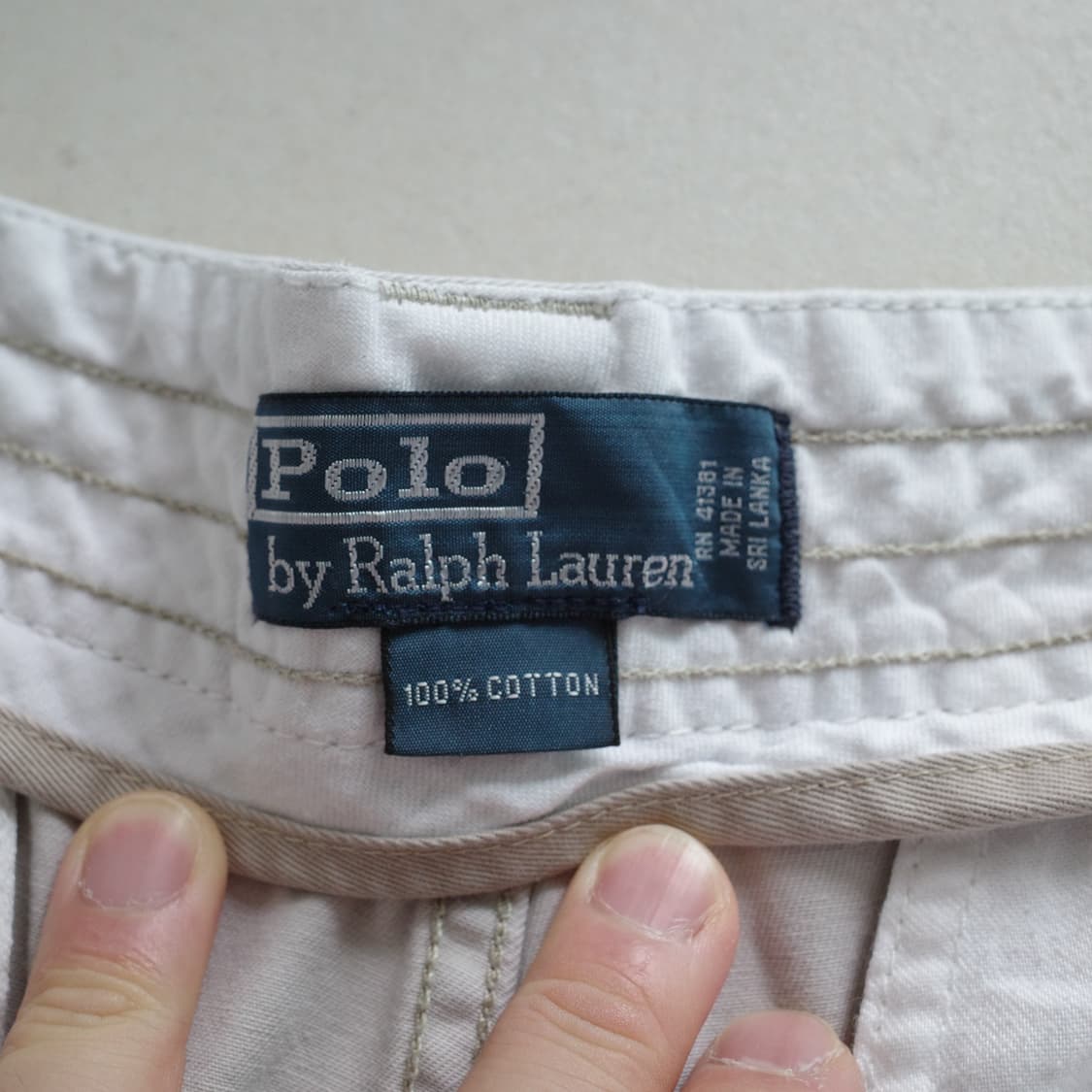 90s 폴로 랄프로렌 클래식 치노 카고 반바지 35 상품이미지4