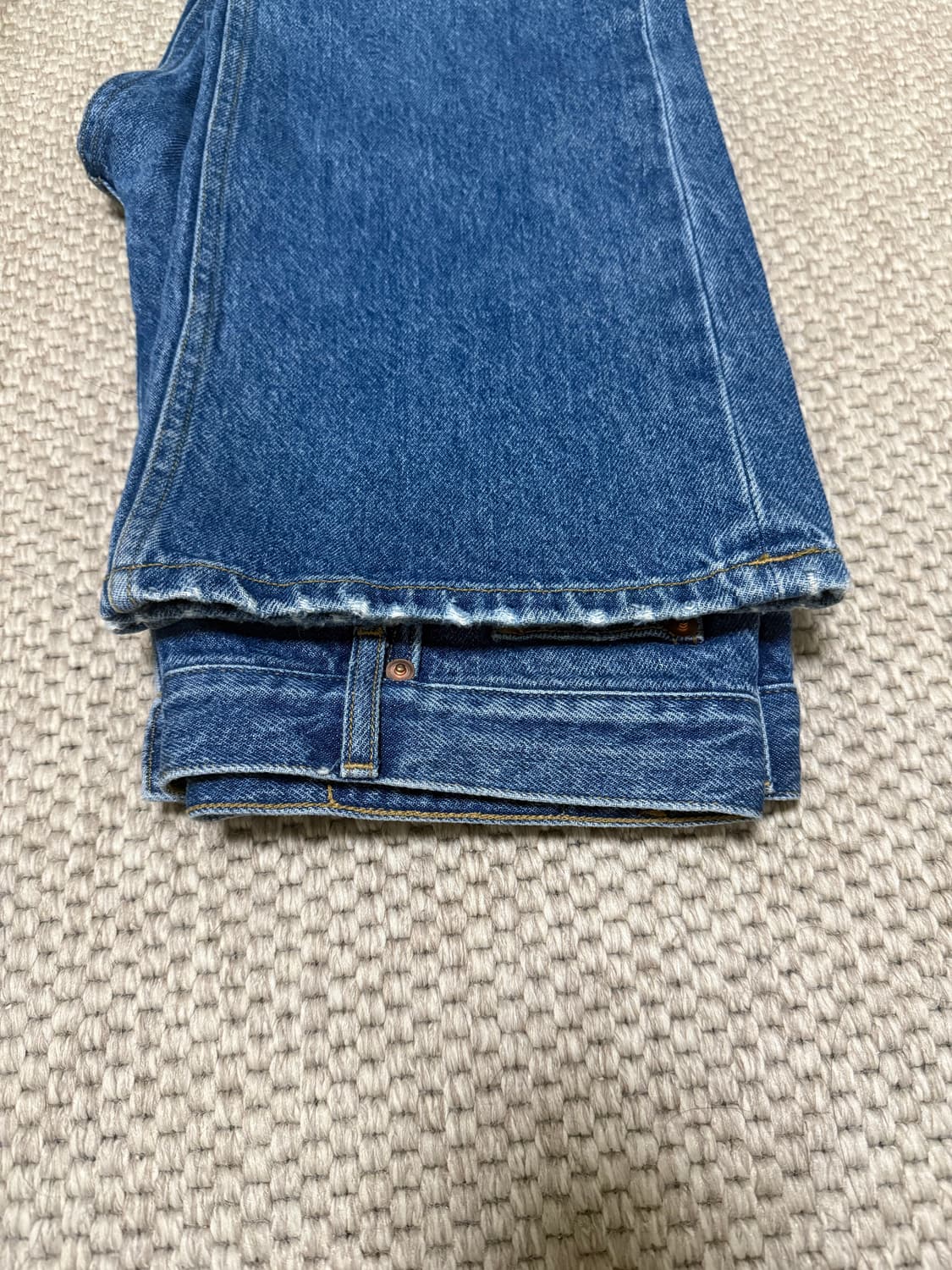 Taille rivage wash bootcut denim pants 상품이미지4