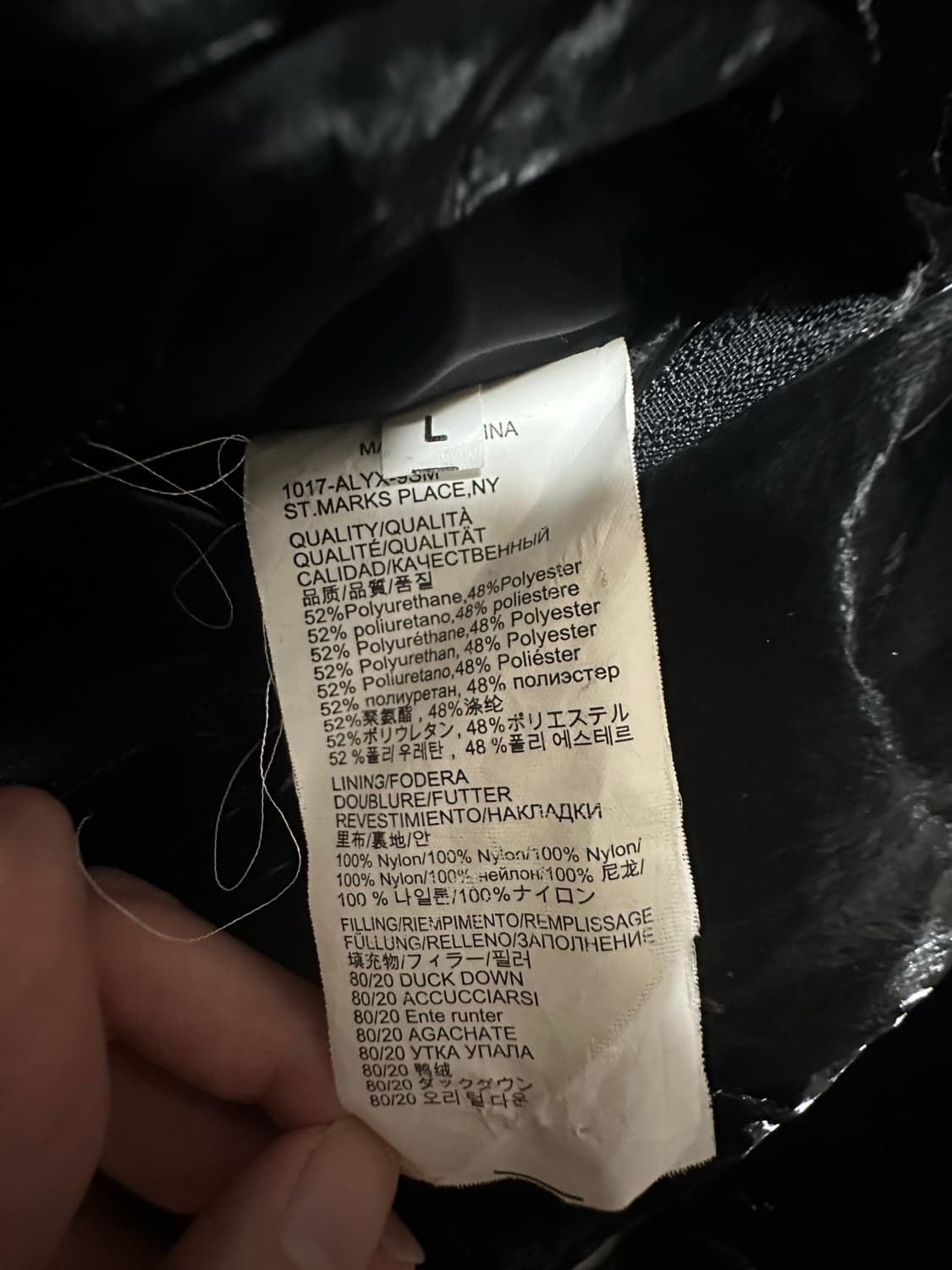 [L]알릭스 1017 alyx 9sm 푸퍼 패딩 상품이미지7
