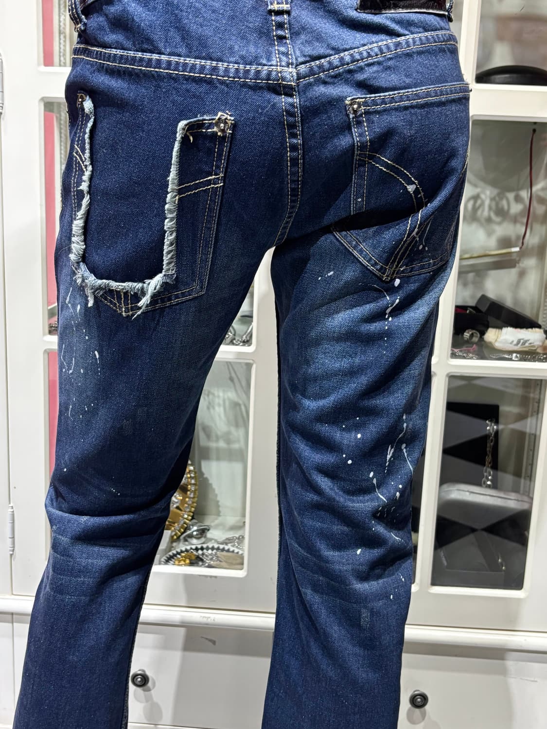 dolce & gabbana jeans 돌체앤가바나 페인팅 디테일 진 상품이미지4