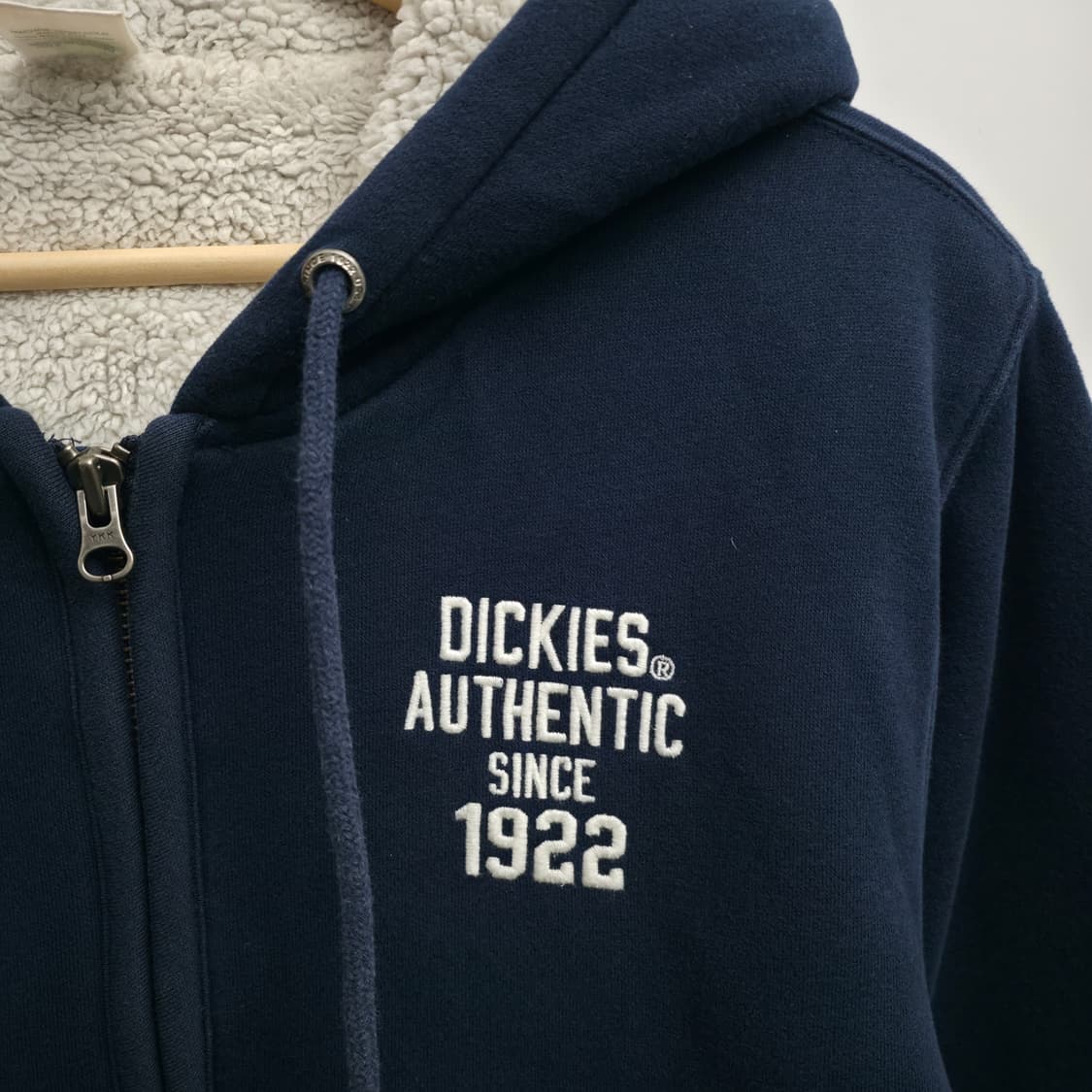 [L] 디키즈 네이비 쉐르파 후드집업 상품이미지4