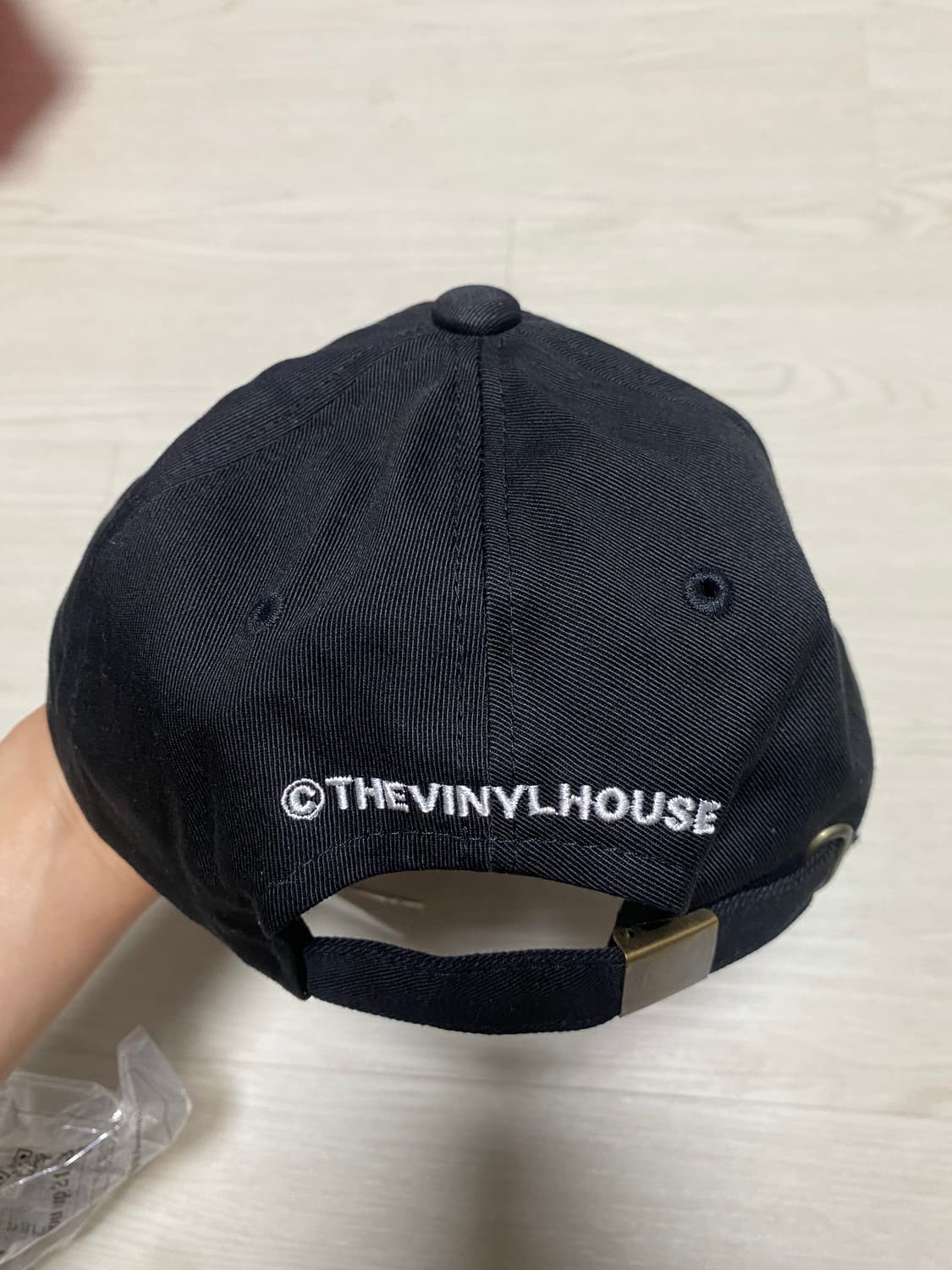 더 바이닐 하우스 블랙 볼캡 새상품 상품이미지4